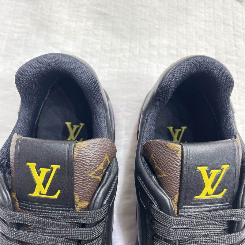 Louis Vuitton Louis Vuitton Trainer Lakers Purple and Gold Sneakers -2508 Size US 9.5 / EU 42-43 - 7 Thumbnail