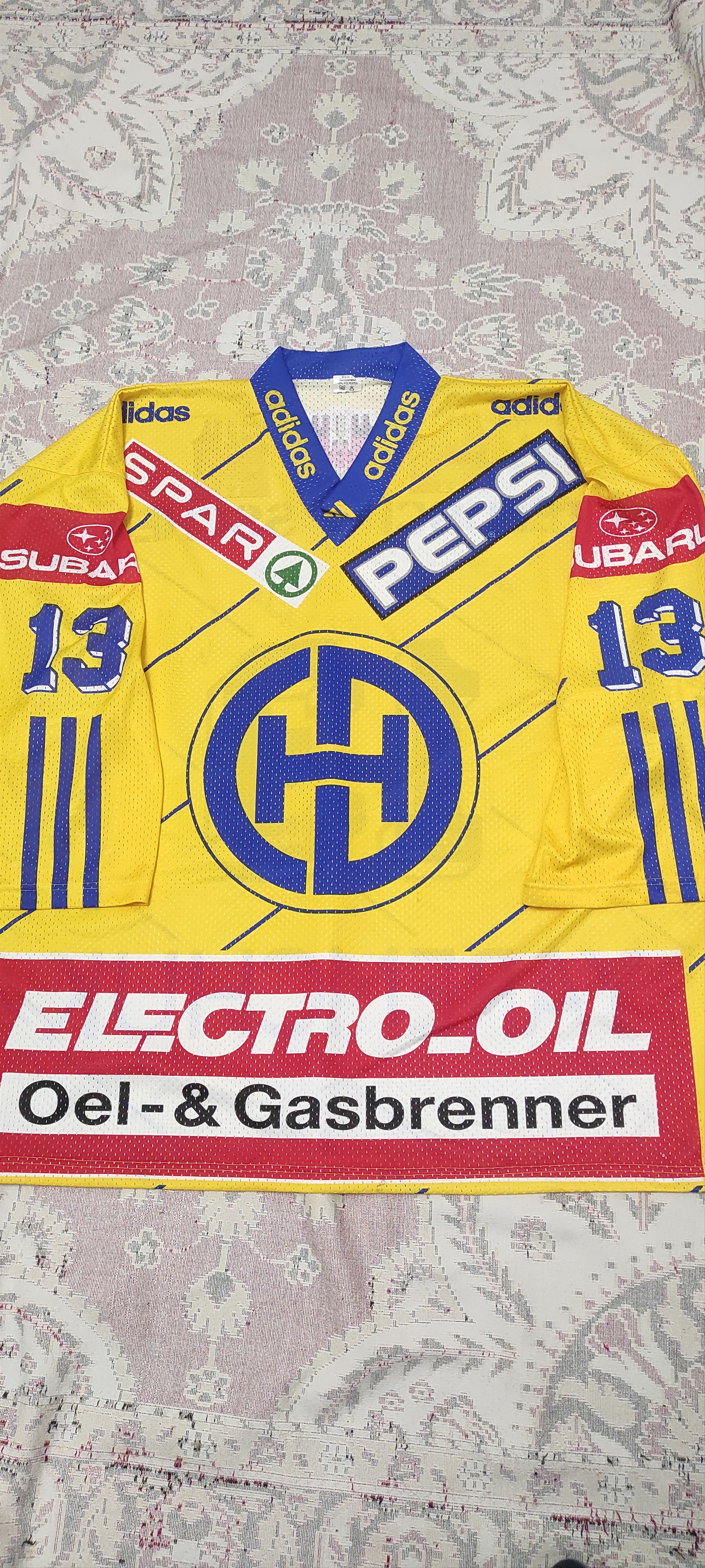 Adidas HC Davos #13 Yaremchuk Adidas Ice Hockey Vintage Swiss Size US XL / EU 56 / 4 - 2 Thumbnail