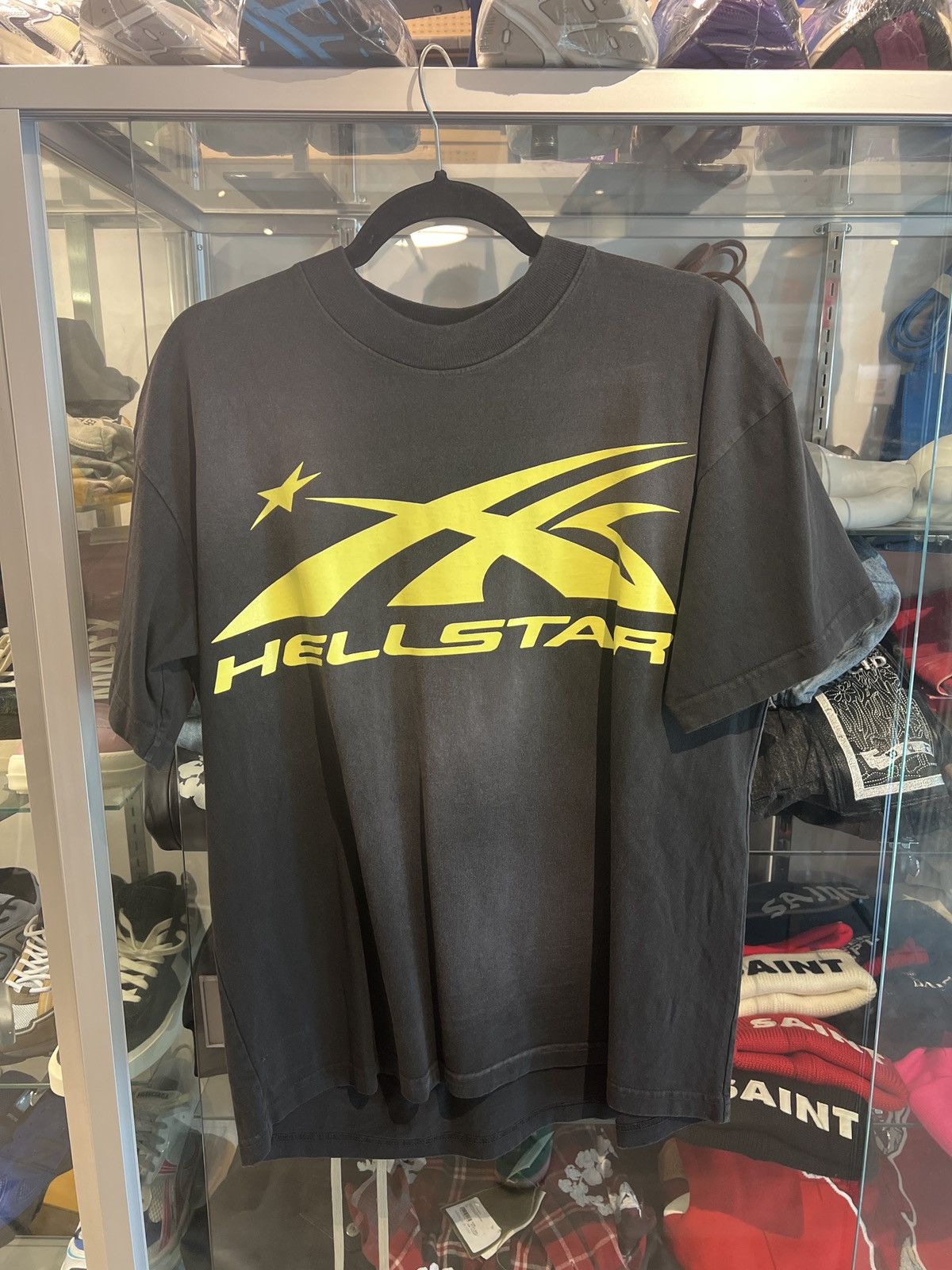 HELLSTAR Hellstar Classic Logo Shirt Black Yellow Size US S / EU 44-46 / 1 - 1 Thumbnail