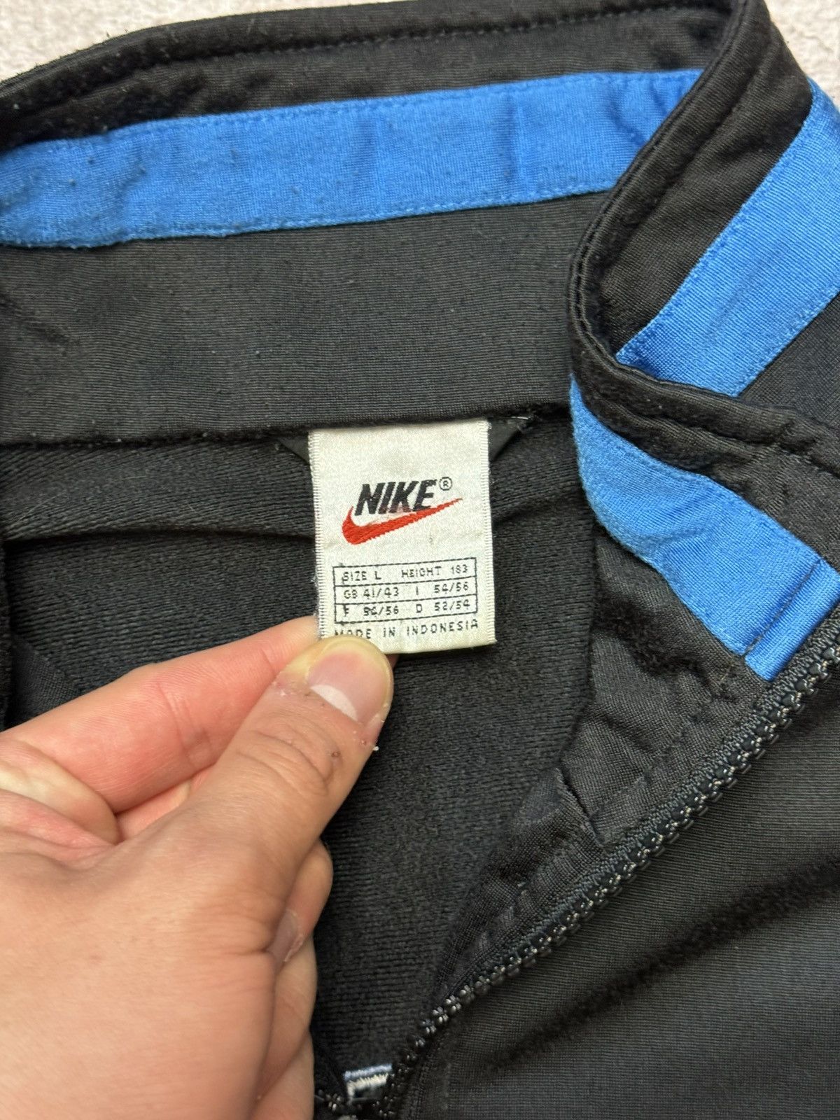 Nike × Vintage very rare, Vintage Nike Zip sweatshirt 90s Y2K Size US L / EU 52-54 / 3 - 6 Thumbnail