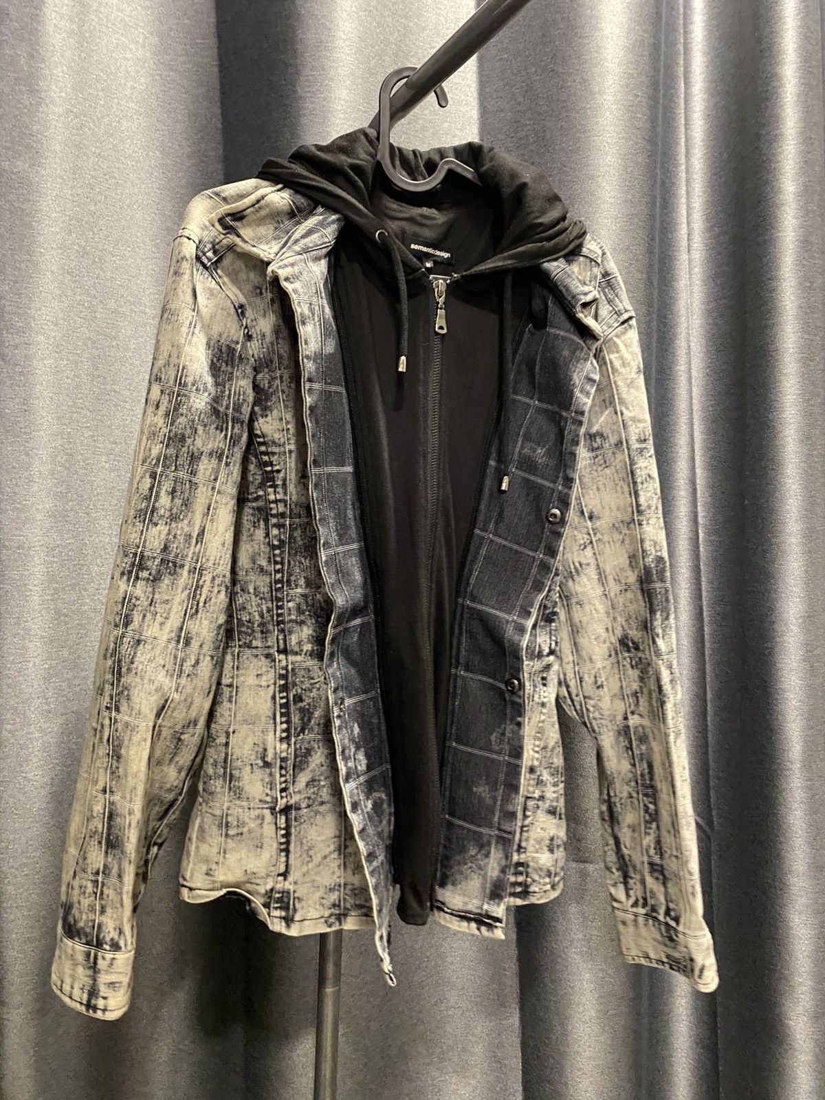 semanticdesign Semanticdesign Denim Hoodie Jacket Size US S / EU 44-46 / 1 - 2 Thumbnail