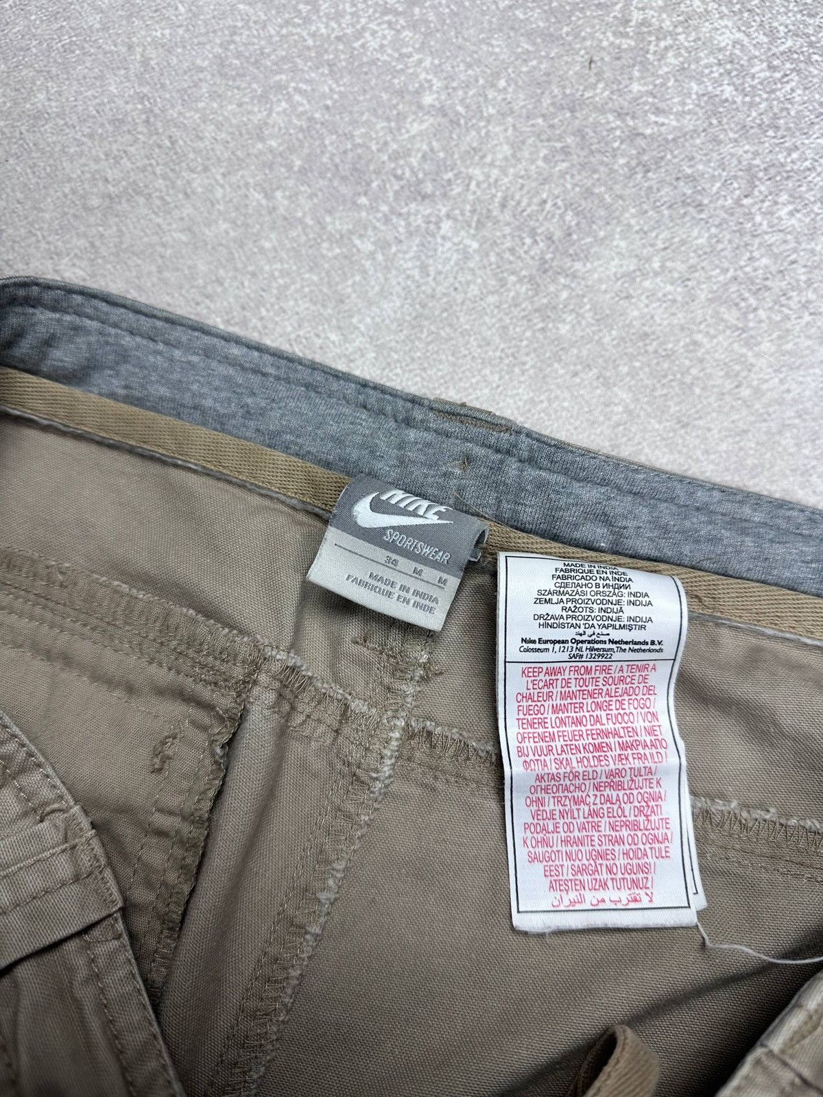 Nike Vintage 90s Nike Cargo Crazy Denim Pants 34 Size US 34 / EU 50 - 7 Thumbnail