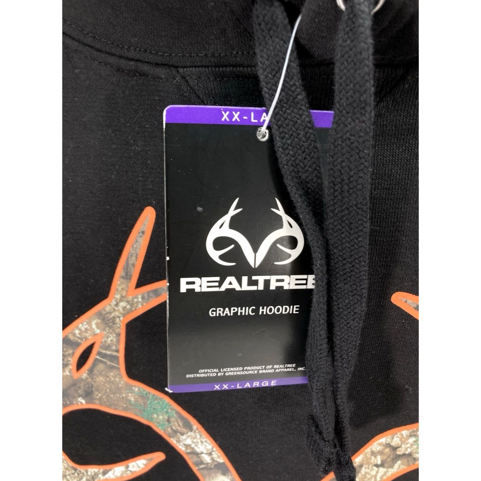 Realtree Realtree Hoodie Sweatshirt Men 2XL Black Cotton Logo Pullover NWT Shirt Size US XXL / EU 58 / 5 - 5 Thumbnail