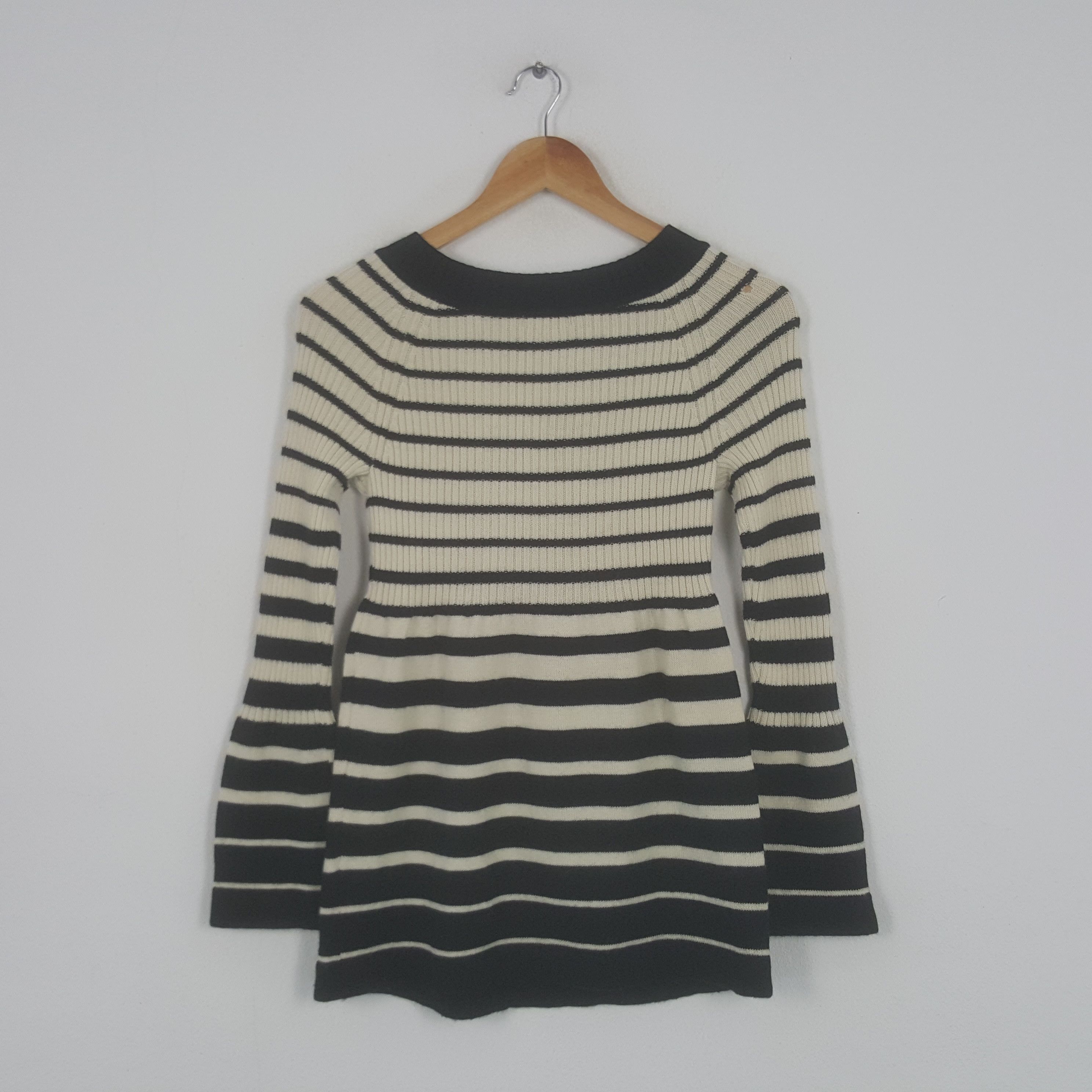 Burberry × Vintage Vintage Burberry London Striped Blouse Tshirt Size XXS / US 00 / IT 34 - 2 Thumbnail