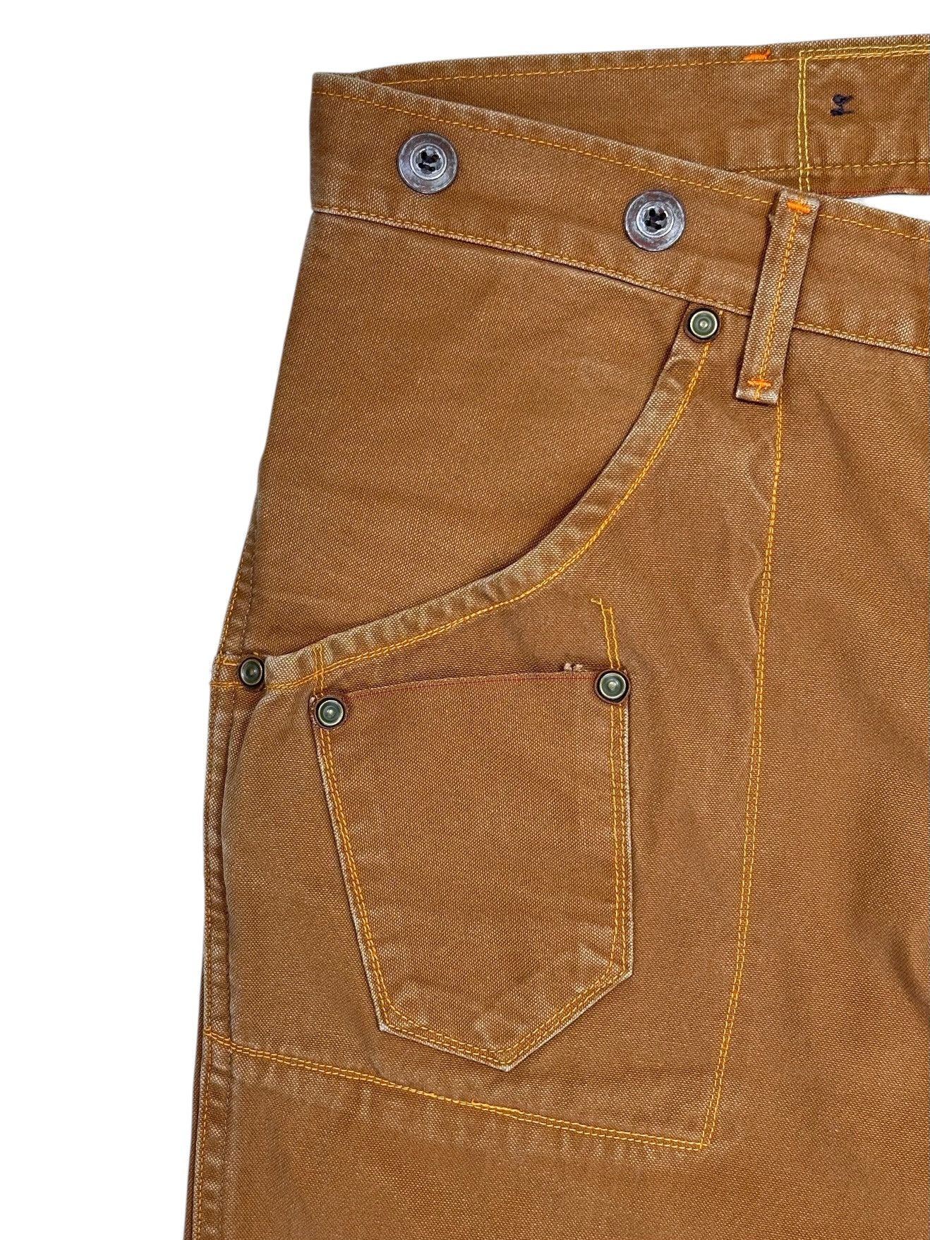 Johnbull 2000s JOHNBULL SELVEDGE CANVAS UTILITY PANTS Size US 29 - 2 Thumbnail