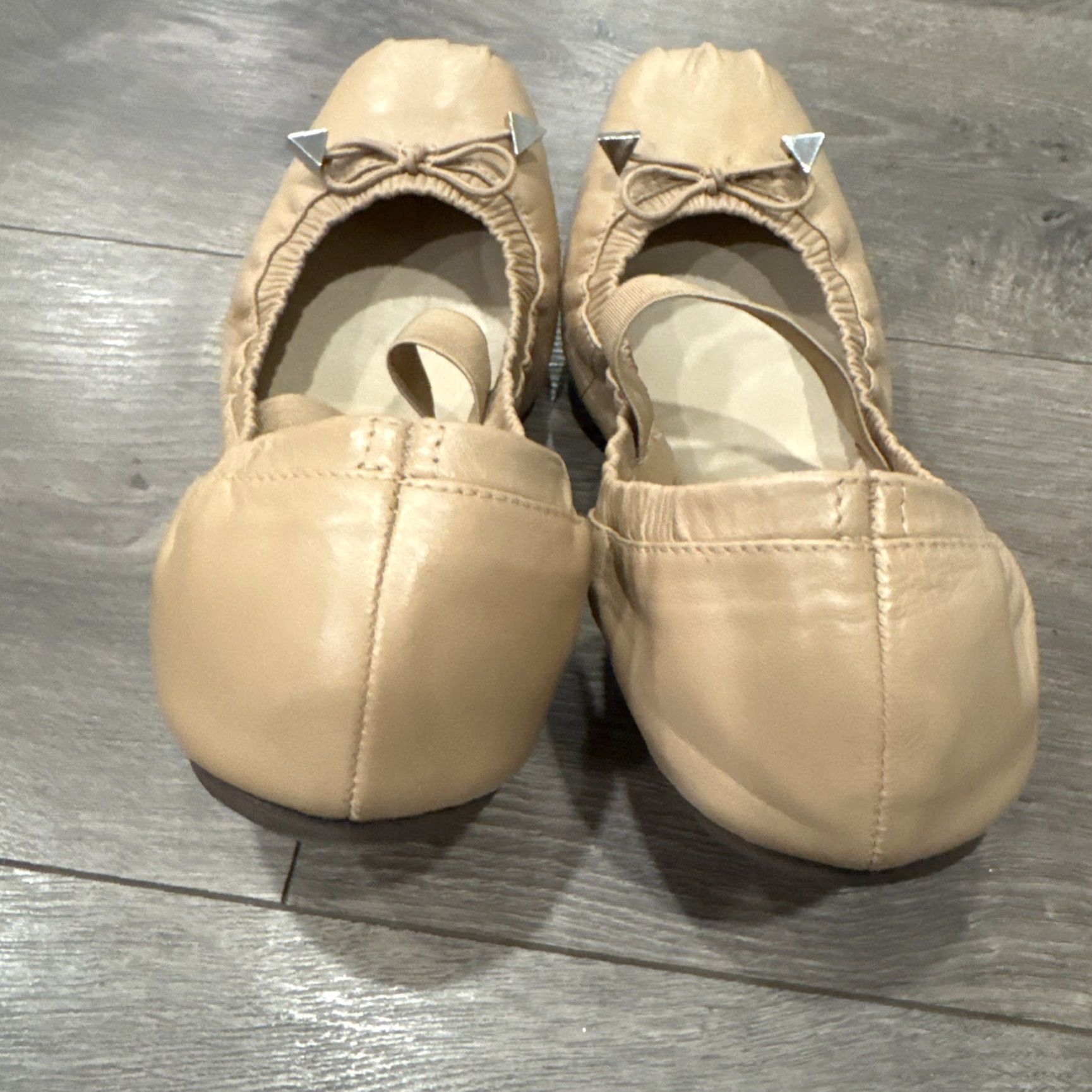 SCHUTZ Schutz Calita Nappa Leather Buckle Ballet Flats Sz 8B Black Leather Slip On Closed Toe Flats Shoes Size US 8 / IT 38 - 4 Thumbnail