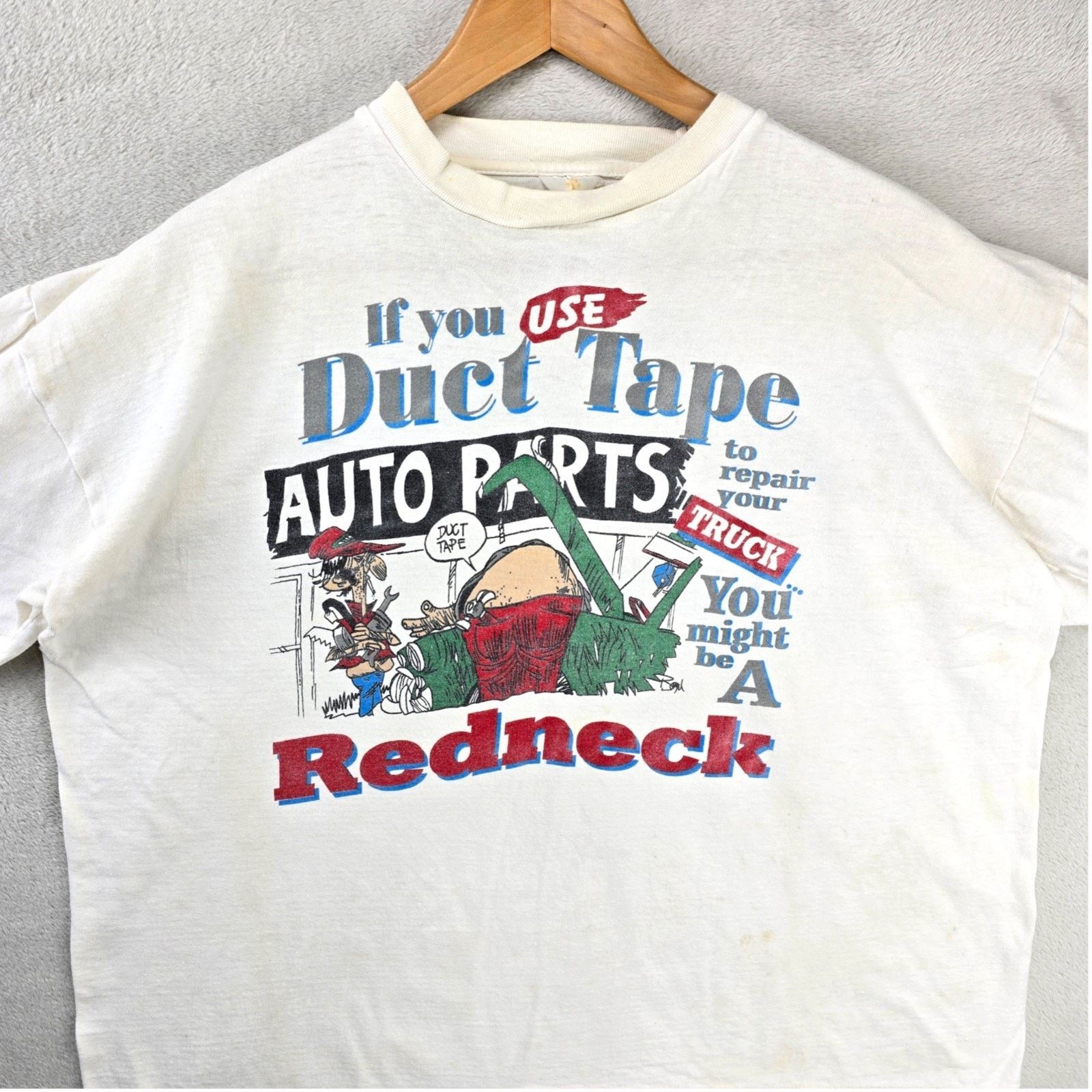 Other Vtg Jeff Foxworthy If You Use Duct Tape Redneck Shirt XL Size US XL / EU 56 / 4 - 1 Thumbnail