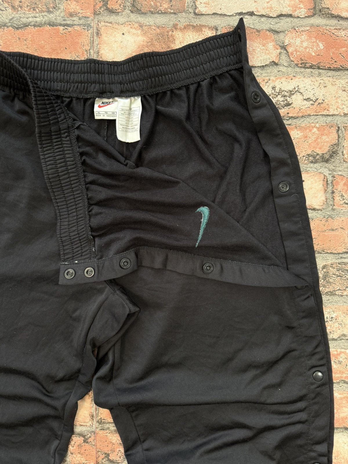 Nike × Vintage 90’s NIKE RARE LOGO SWOOSH Y2K RETRO CLIPPER TRACK PANTS Size US 34 / EU 50 - 4 Thumbnail