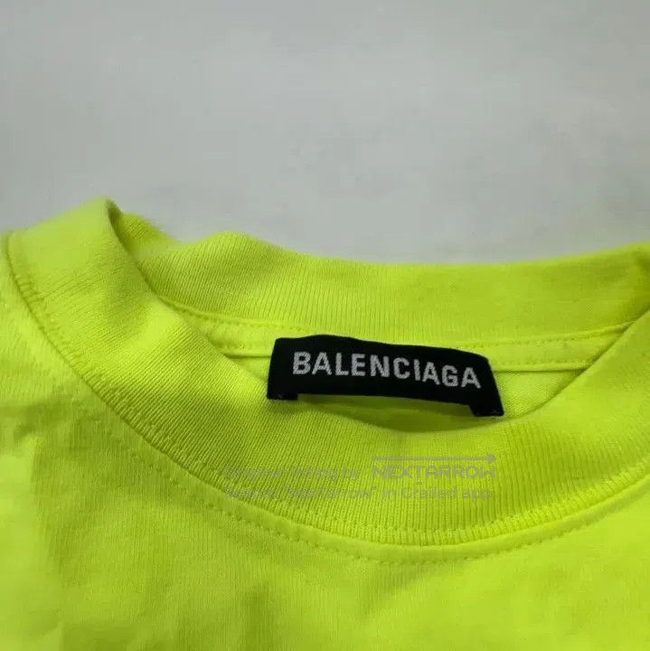 Balenciaga Balenciaga Logo Print Wave Short Sleeve T. Size US S / EU 44-46 / 1 - 3 Thumbnail