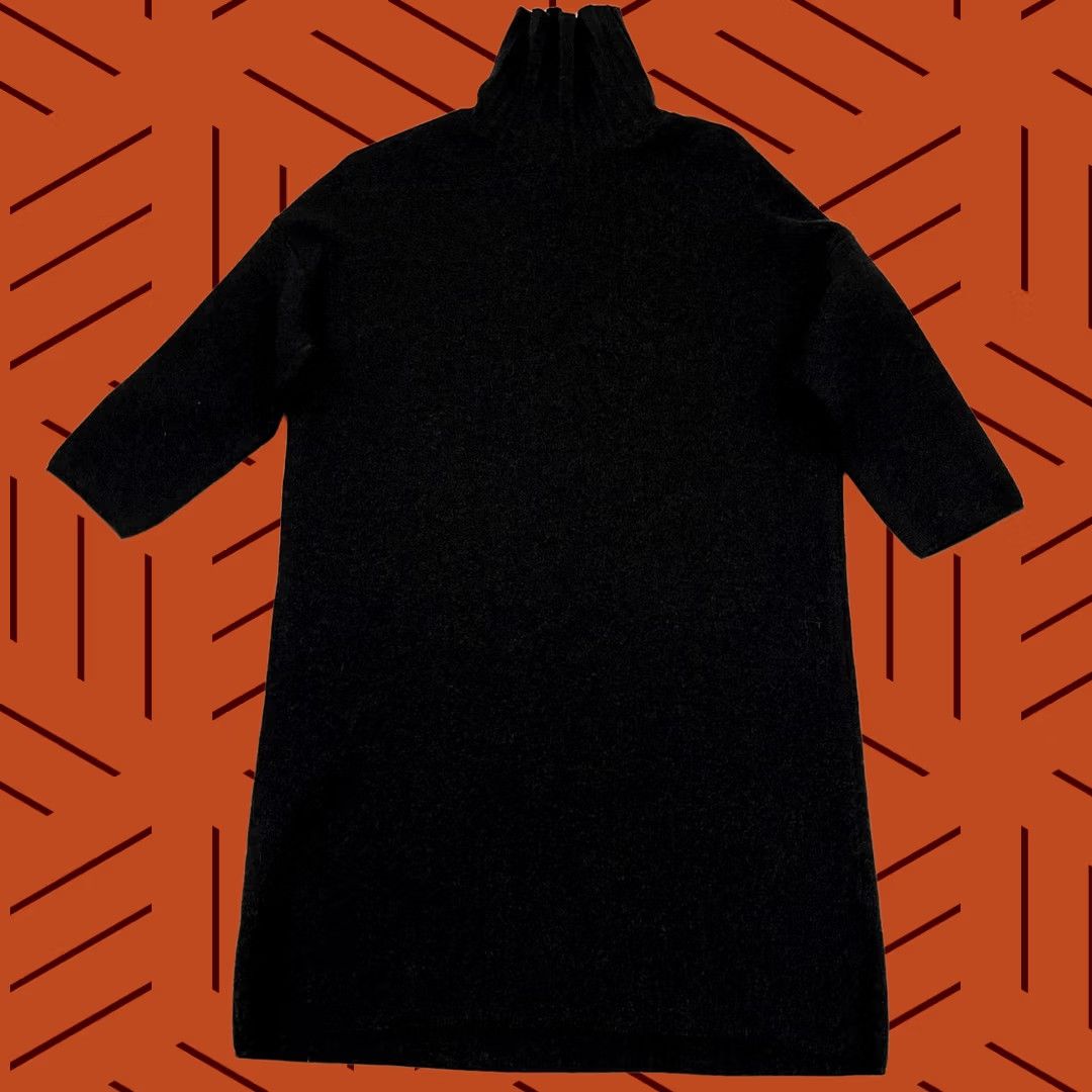 Vintage Tuckernuck Pomander Place Vivienne Sweater Dress Womens XS Black Shimmer Turtleneck Cozy Knit A-Line Holiday Mens Womens Size XS / US 0-2 / IT 36-38 - 1 Thumbnail