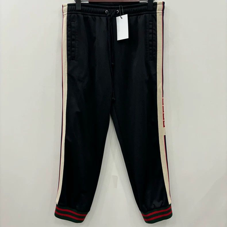 Gucci Gucci Size XS Tie-up striped leg casual pants Size US 29 - 1 Thumbnail