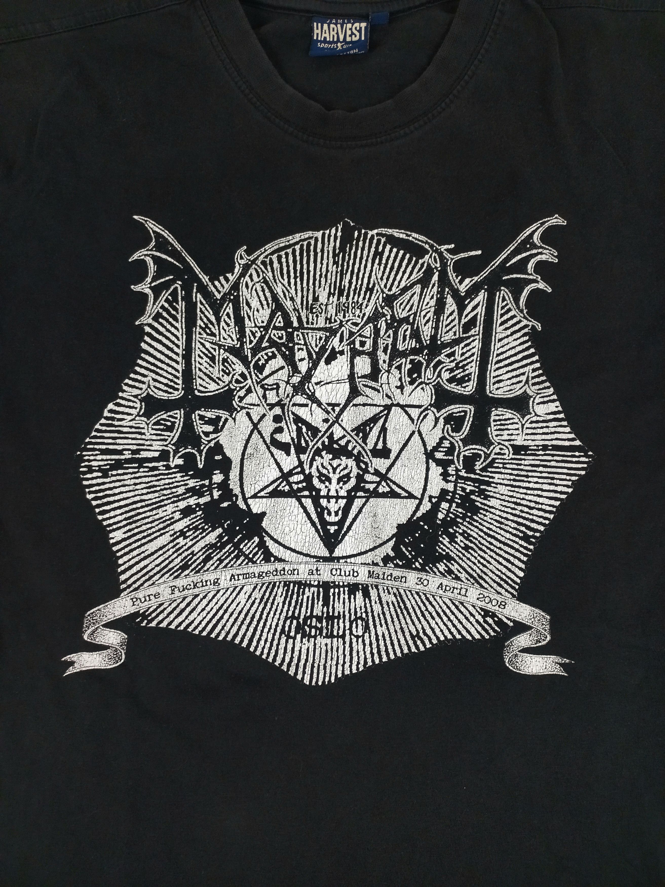 Band Tees × Vintage Rare Mayhem black metal band vintage t-shirt 2008 Size US M / EU 48-50 / 2 - 3 Thumbnail
