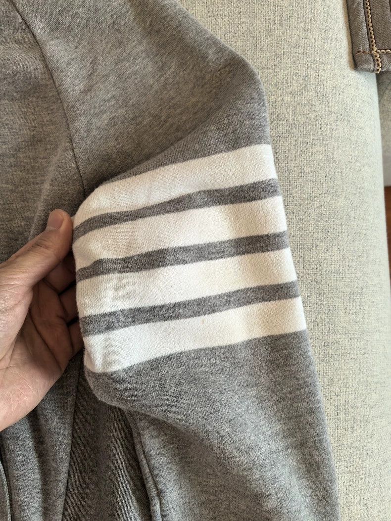 Thom Browne Thom Browne size4 Classic four stripe zipper hoodie Size US XL / EU 56 / 4 - 6 Thumbnail