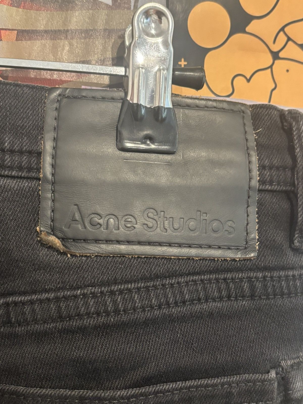 Acne Studios Acne Studios Black Denim Jeans 29 x 30 Made In Italy Size US 29 - 4 Thumbnail
