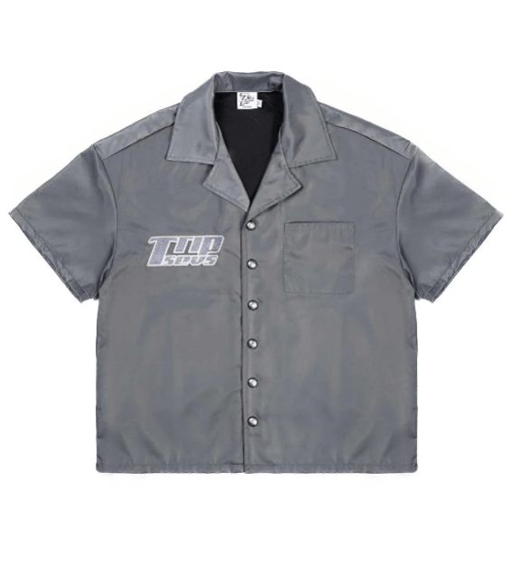 TRIPLE SEVENS Triple Sevens 7 Nylon Grey Button Up Shirt Size US S / EU 44-46 / 1 - 1 Preview