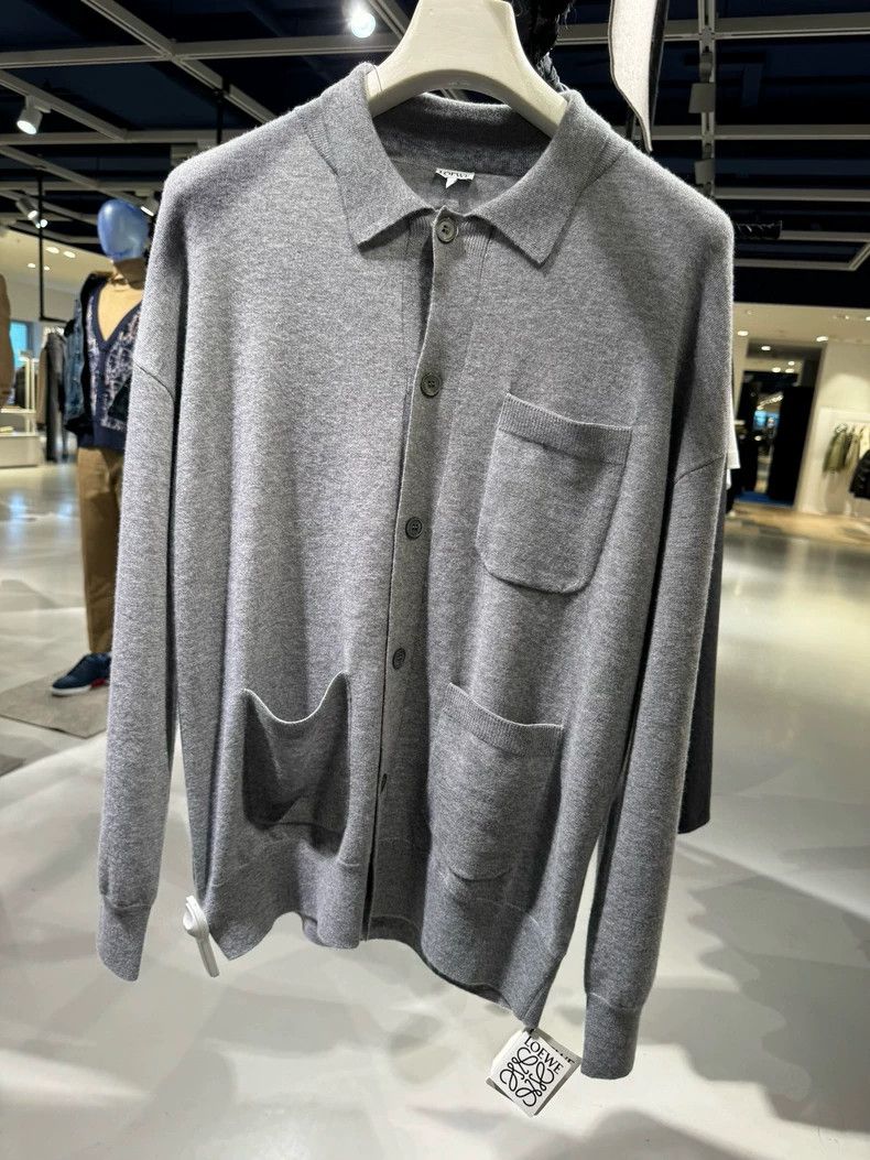 Loewe LOEWE A grey sweater with a nice texture Size US S / EU 44-46 / 1 - 1 Thumbnail