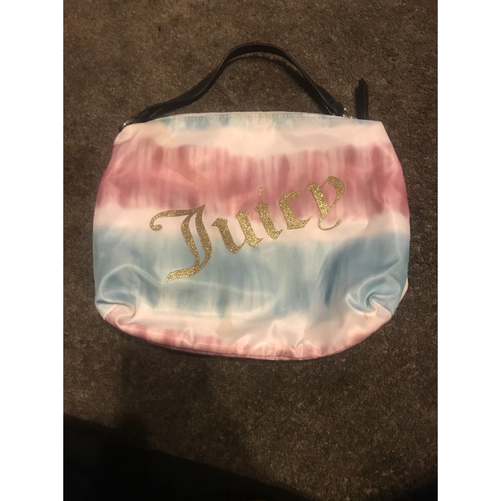 Juicy Couture VINTAGE Juicy Couture Handbag Tie Dye Pink Blue Purse Top Handle Bag Women Size ONE SIZE - 2 Thumbnail