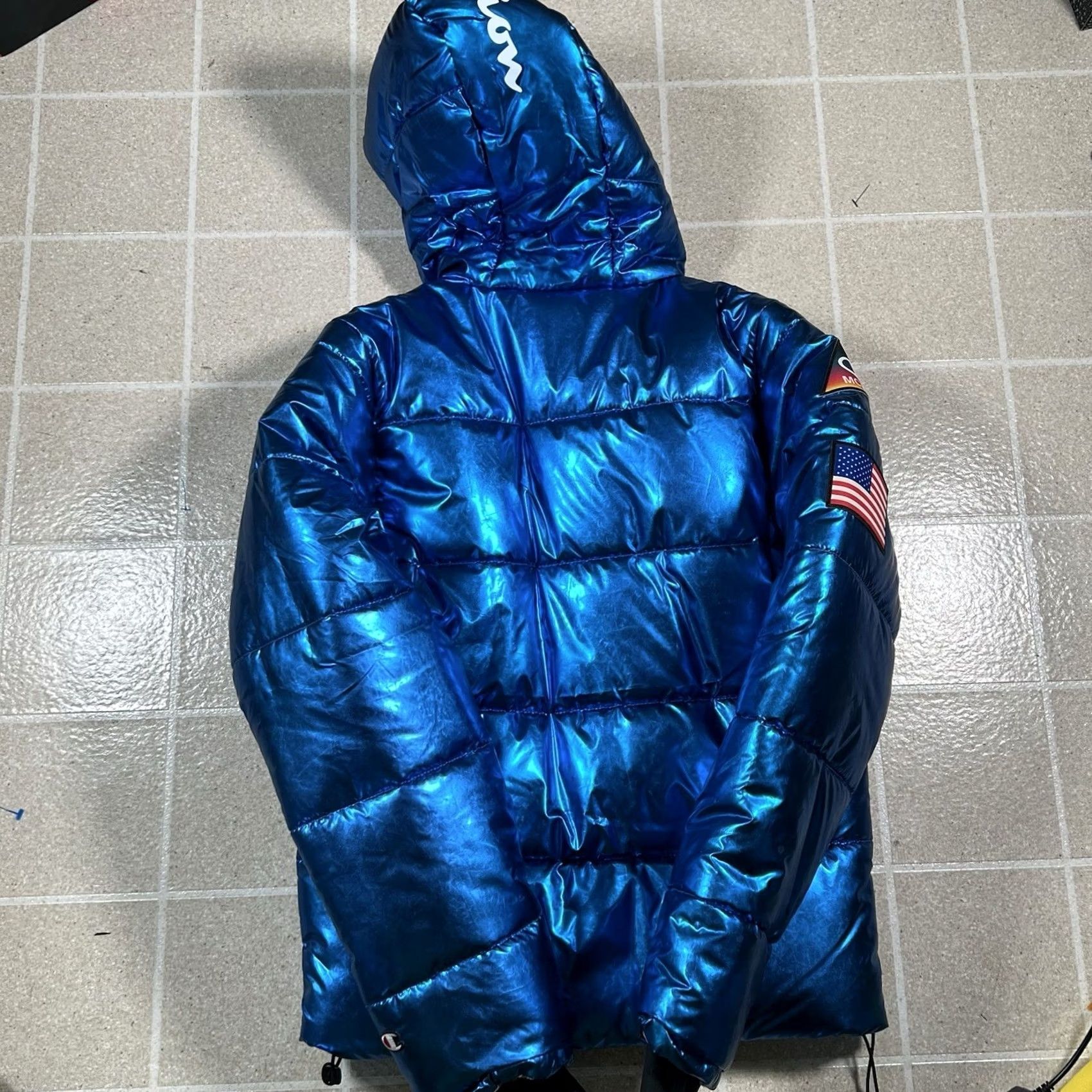 Champion VINTAGE? no. Final: Champion Puffer Jacket XS Men Regular Nylon Blue New Tags Jacket Size US XS / EU 42 / 0 - 3 Thumbnail