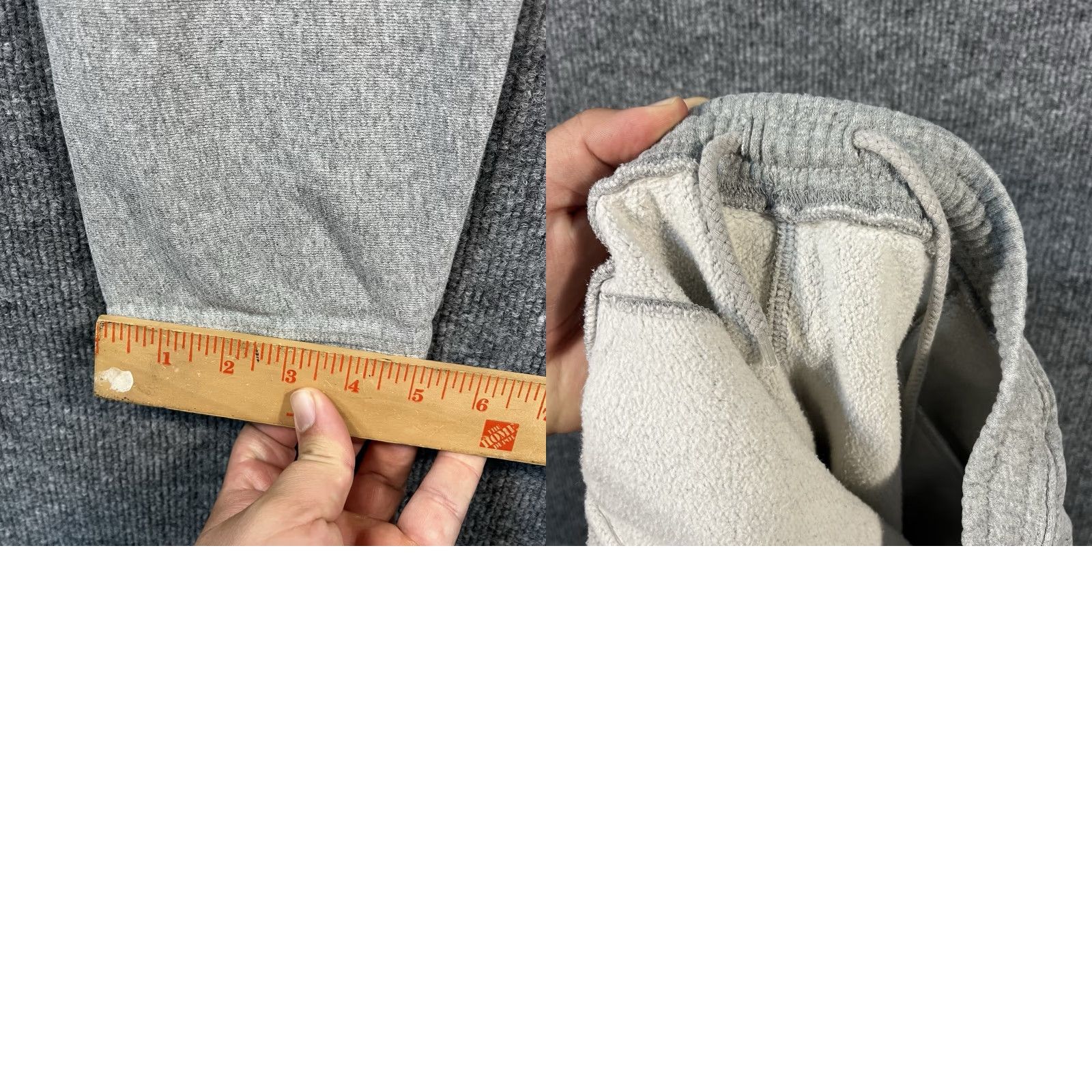 Logo 7 Stussy Sweatpants Joggers Mens S Gray Fleece Logo Embroidered Cuffed Vintage Stussy Logo Sweatpants S Mens Gray Fleece Cotton Size US 29 - 9 Thumbnail