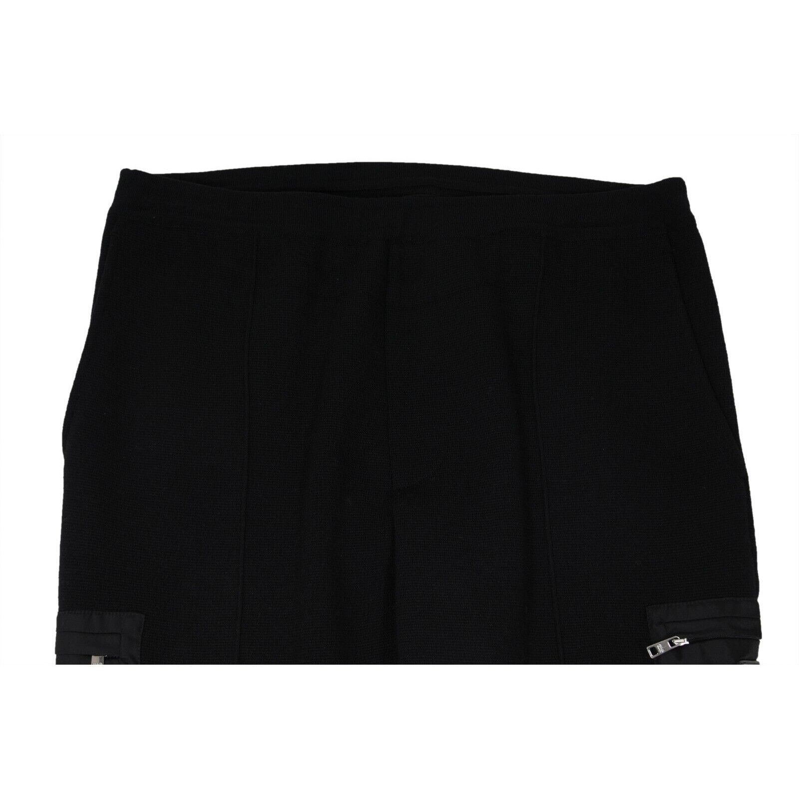Prada Re Nylon Cargo Pants Black Wool Logo - 02396 Size US 36 / EU 52 - 6 Thumbnail