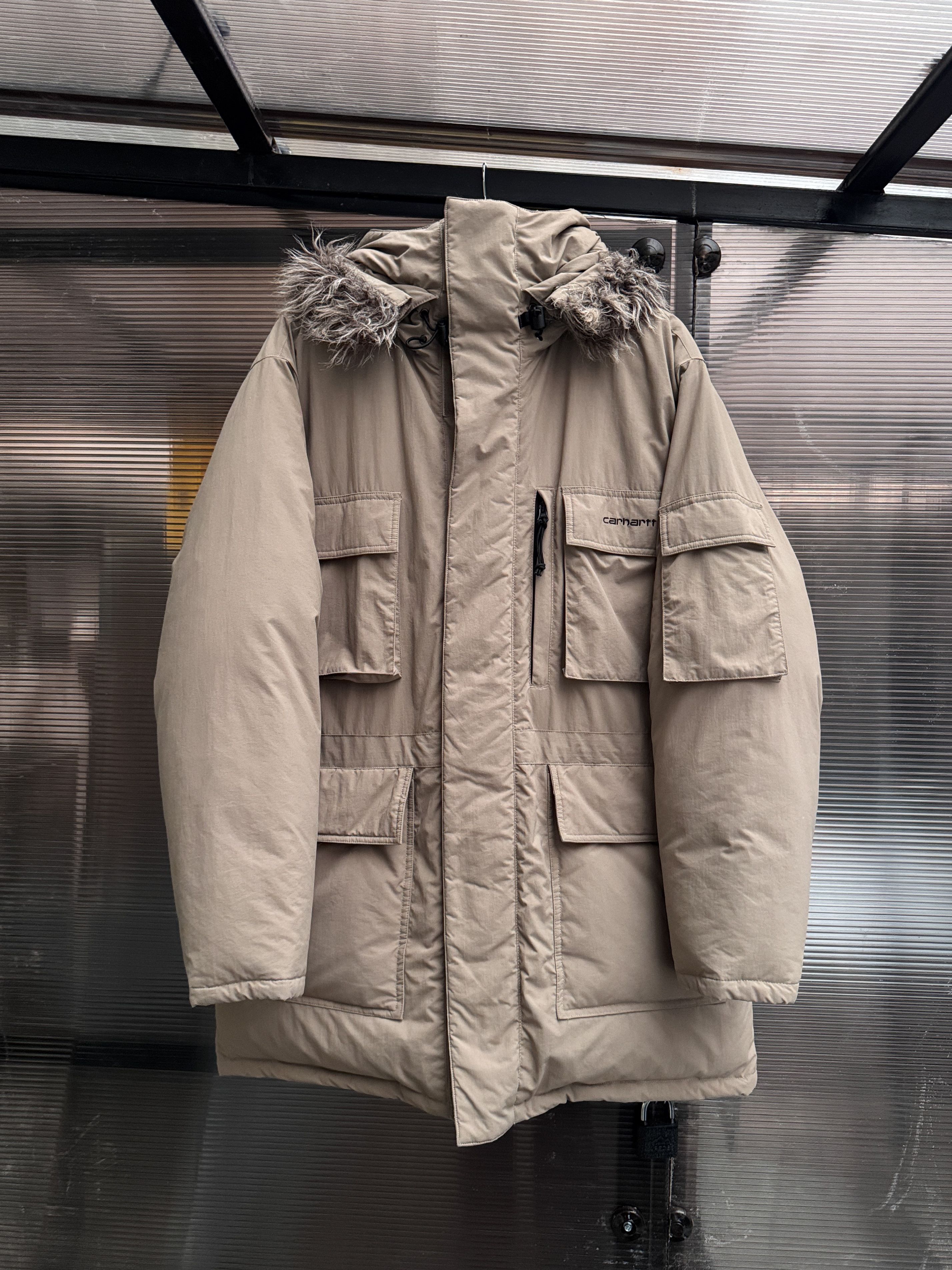 Carhartt Carhartt Puffer Beige Parka Jacket Size US M / EU 48-50 / 2 - 1 Thumbnail
