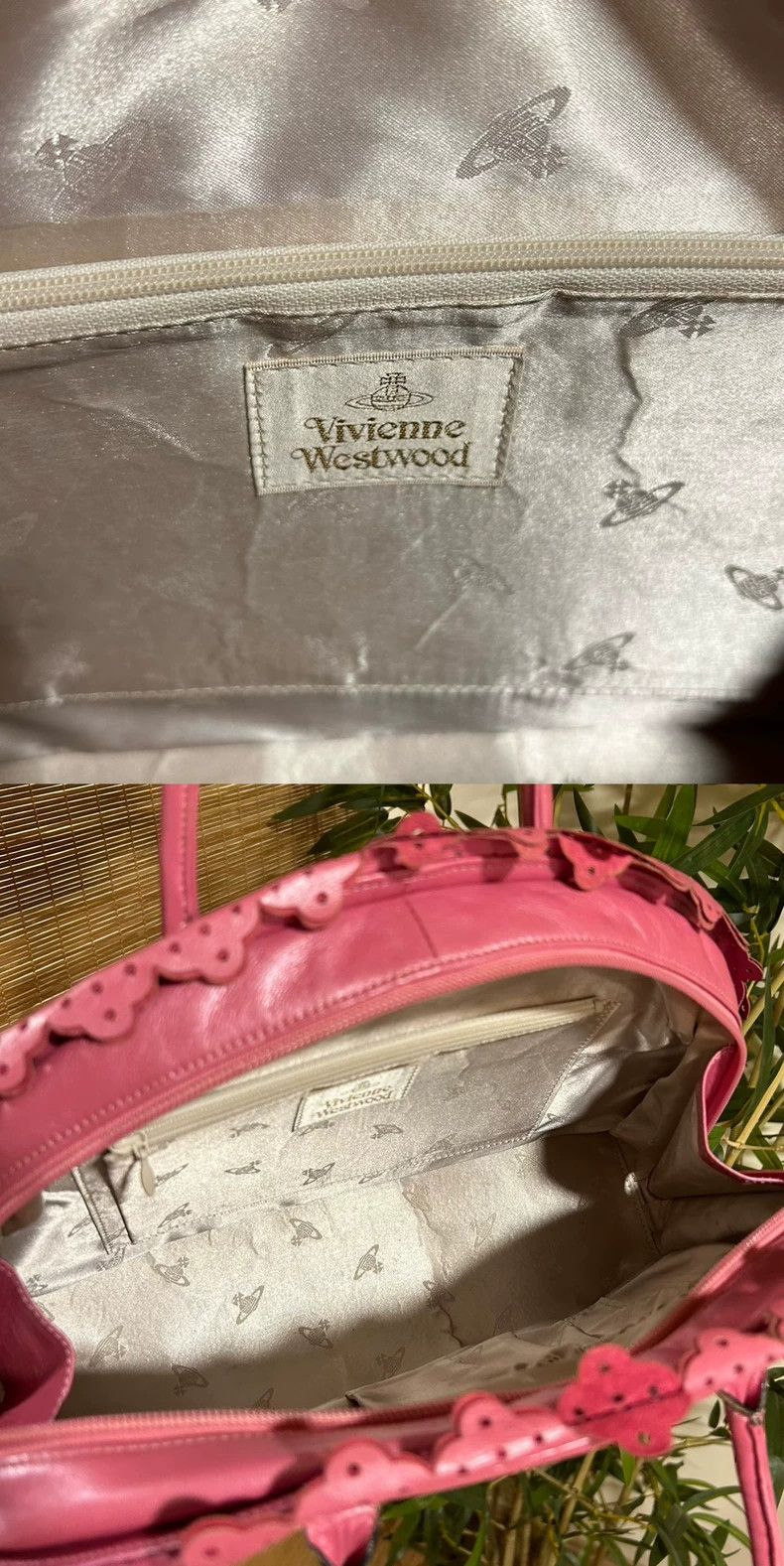 Vivienne Westwood Vivienne Westwood Baba pink lace fan handbag Size ONE SIZE - 8 Thumbnail