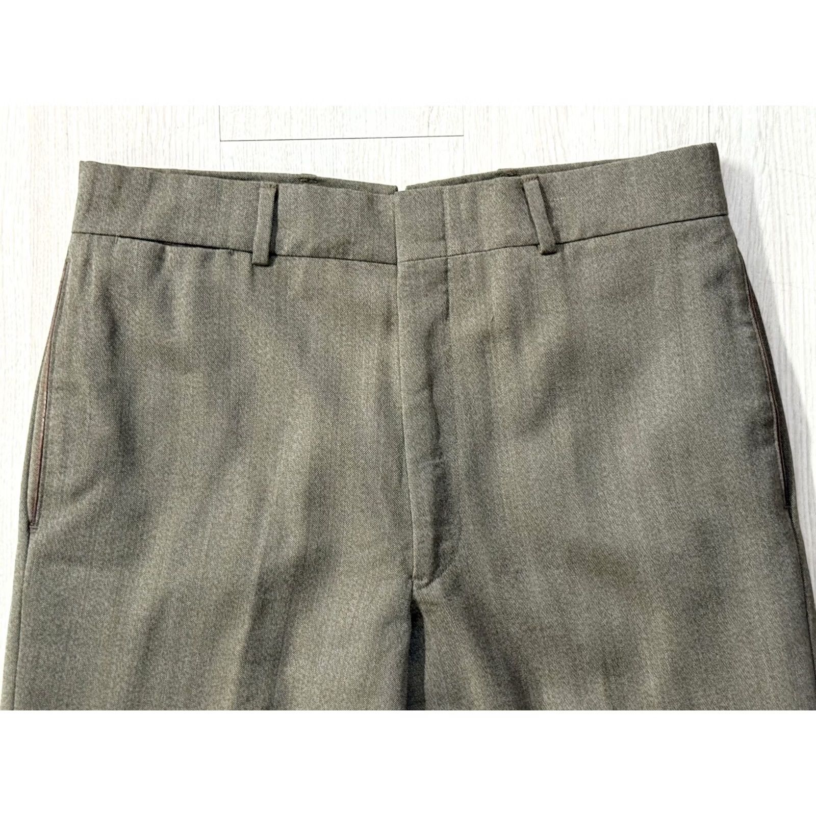 Vintage VINTAGE 60s LL Bean Wool Hunting Pants 31x29 Military Green Mens Size US 31 - 3 Thumbnail