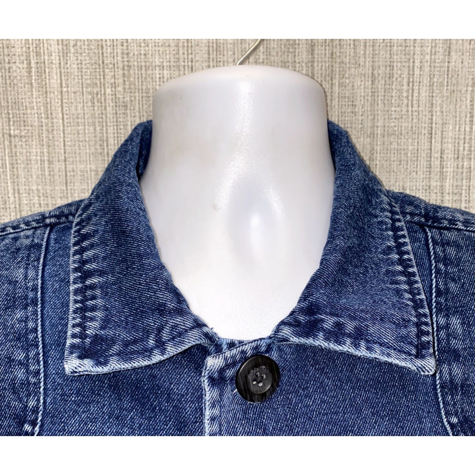 Lee Lee Valley Denim Jacket Mens Size S Blue Cotton Button Front Casual Size US 29 - 3 Thumbnail