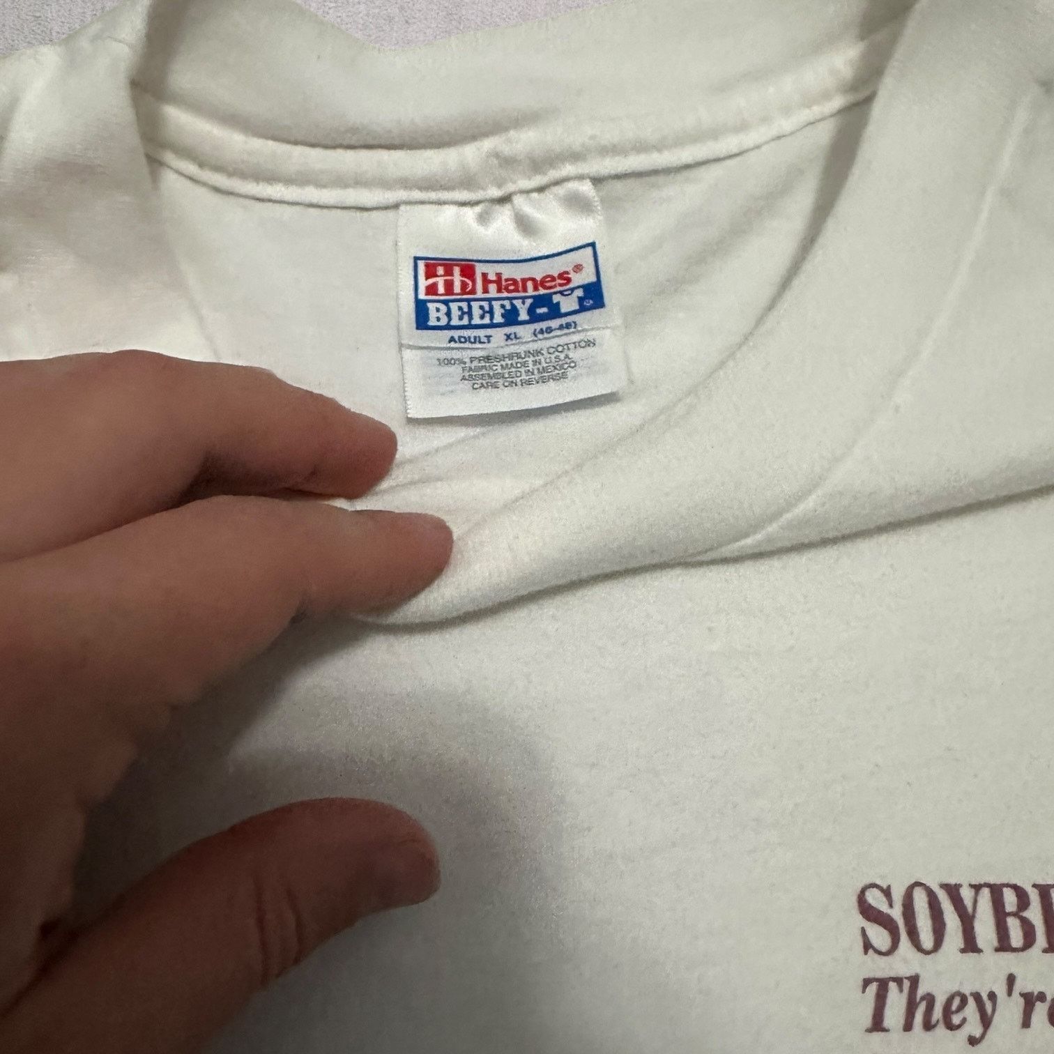 Hanes 90s Soybeans tee Size US XL / EU 56 / 4 - 4 Thumbnail