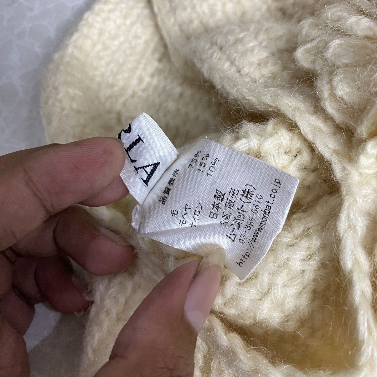 Furla × Japanese Brand × Vintage Furla unique knitted hats by moonbat.co Size ONE SIZE - 6 Thumbnail