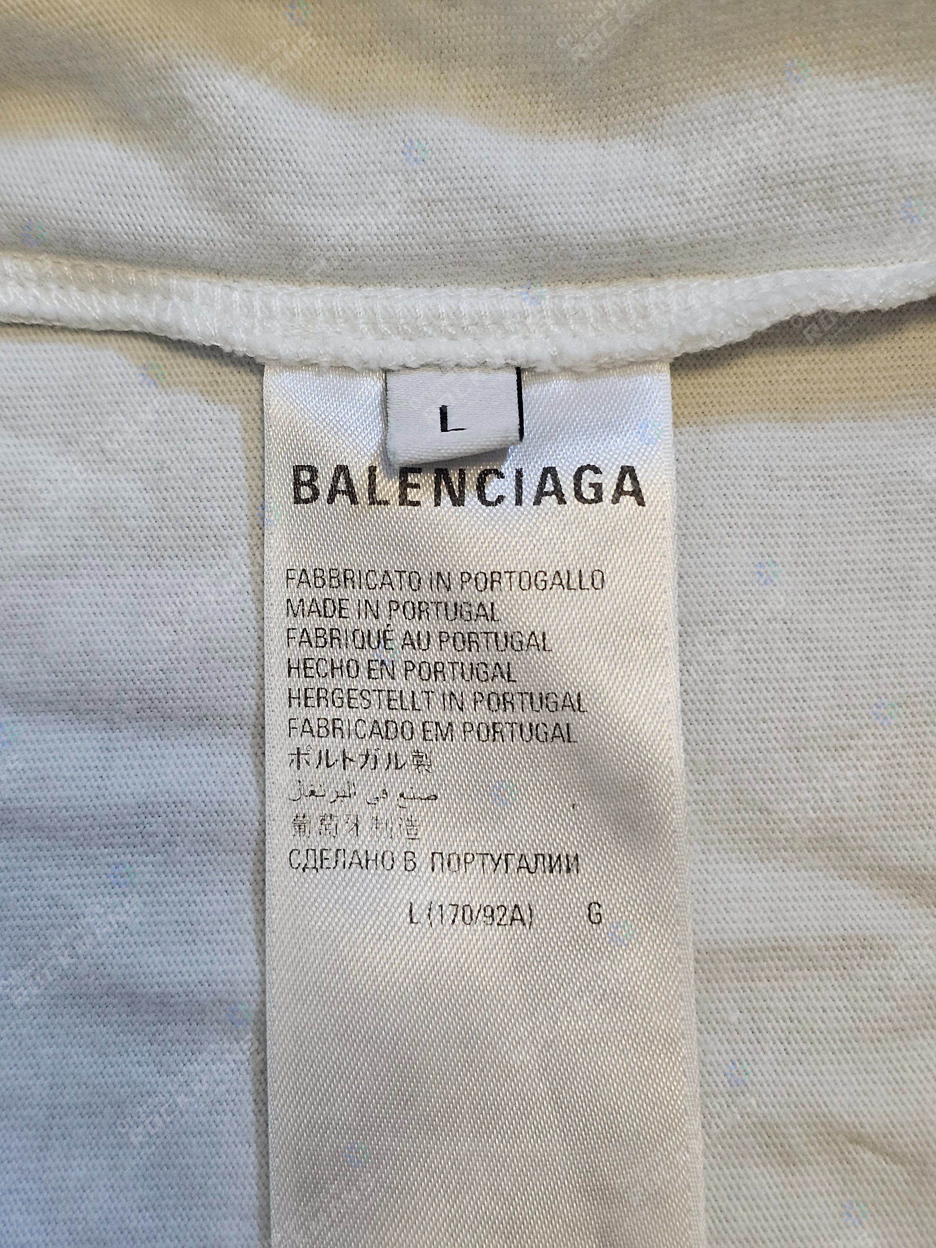 Balenciaga Balenciaga Script Logo Oversize T-shirt White Size L Size US L / EU 52-54 / 3 - 5 Thumbnail