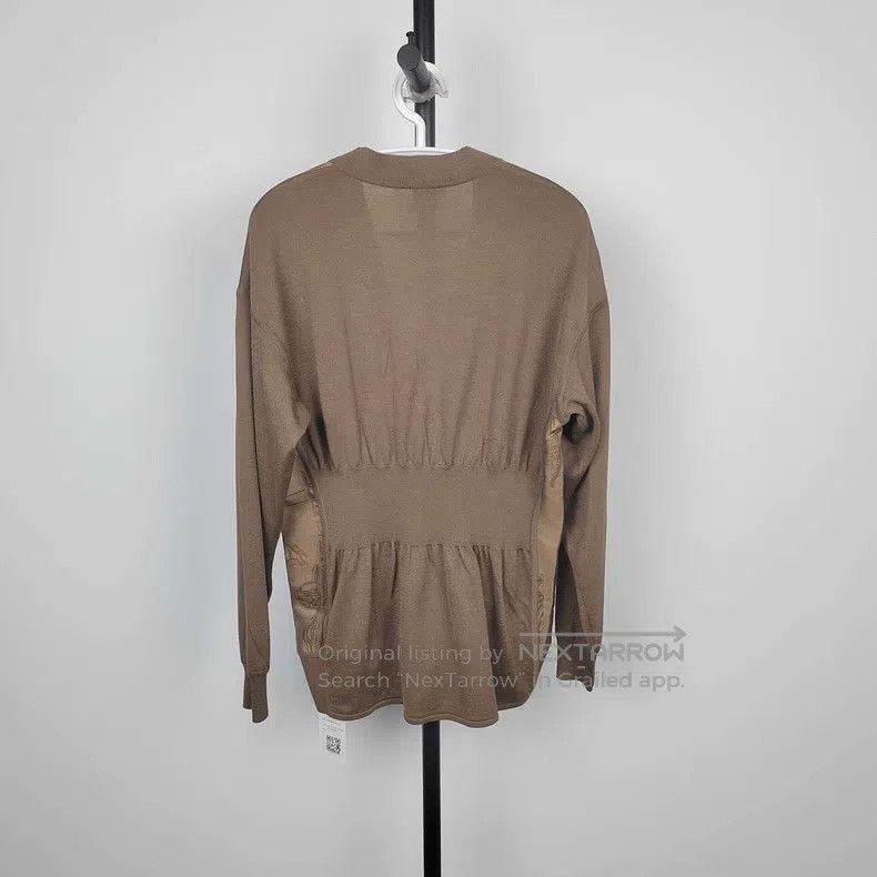 Hermes Hermes Silk Cardigan, Brown Size XS / US 0-2 / IT 36-38 - 3 Thumbnail