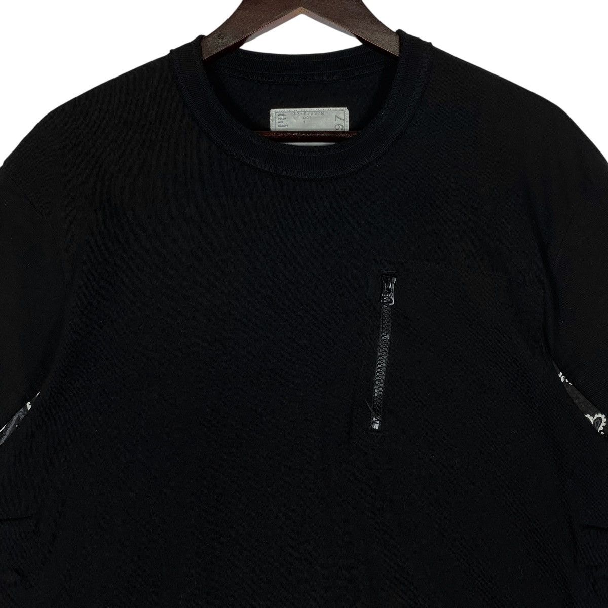 Sacai Sacai SS22 Bandana Pocket T Shirt Size US M / EU 48-50 / 2 - 5 Thumbnail