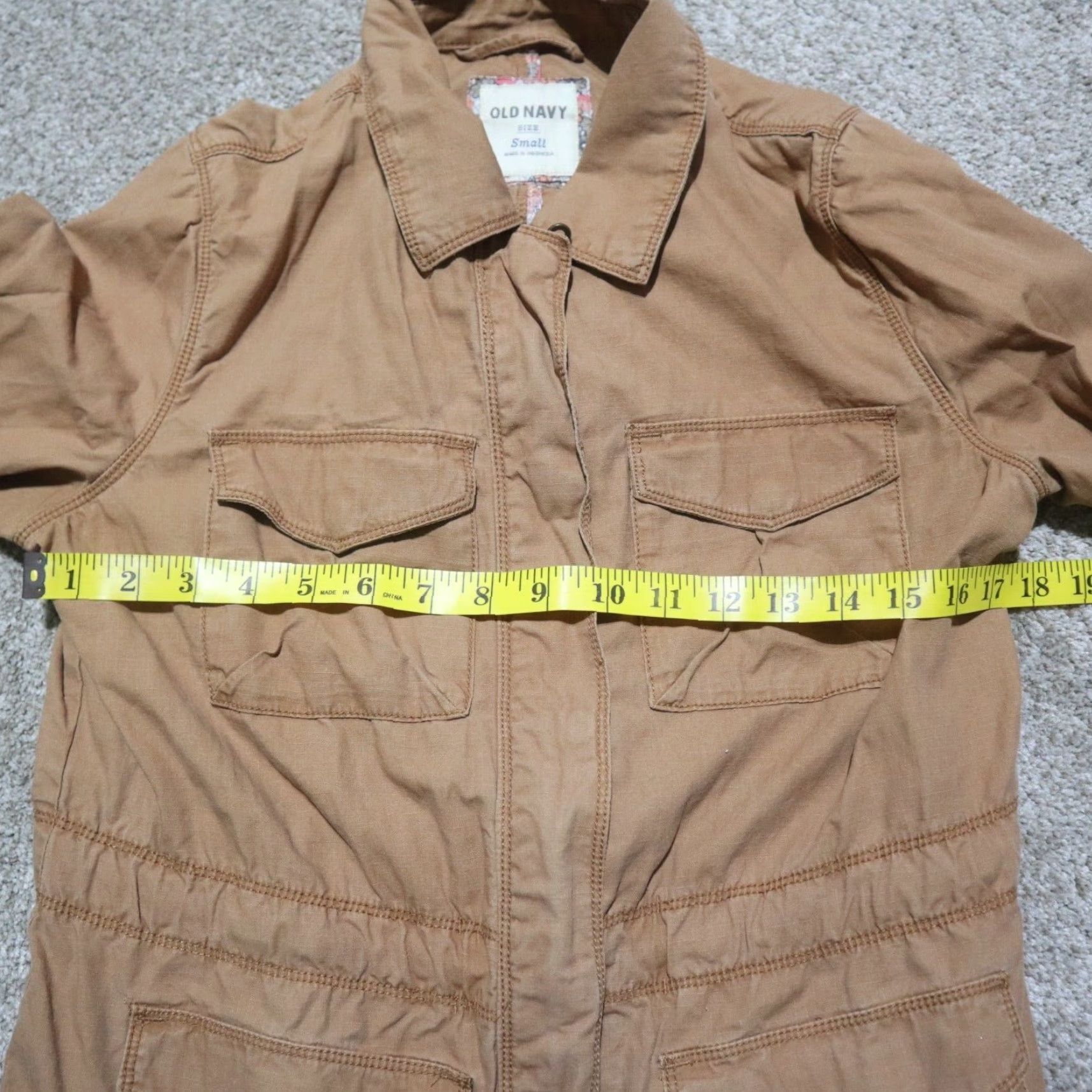 Old Navy Old Navy Jacket Corduroy Brown Button Up with Pockets Womens S Adult Small Brown Corduroy Jacket 90s Classic Womens Size S / US 4 / IT 40 - 7 Thumbnail