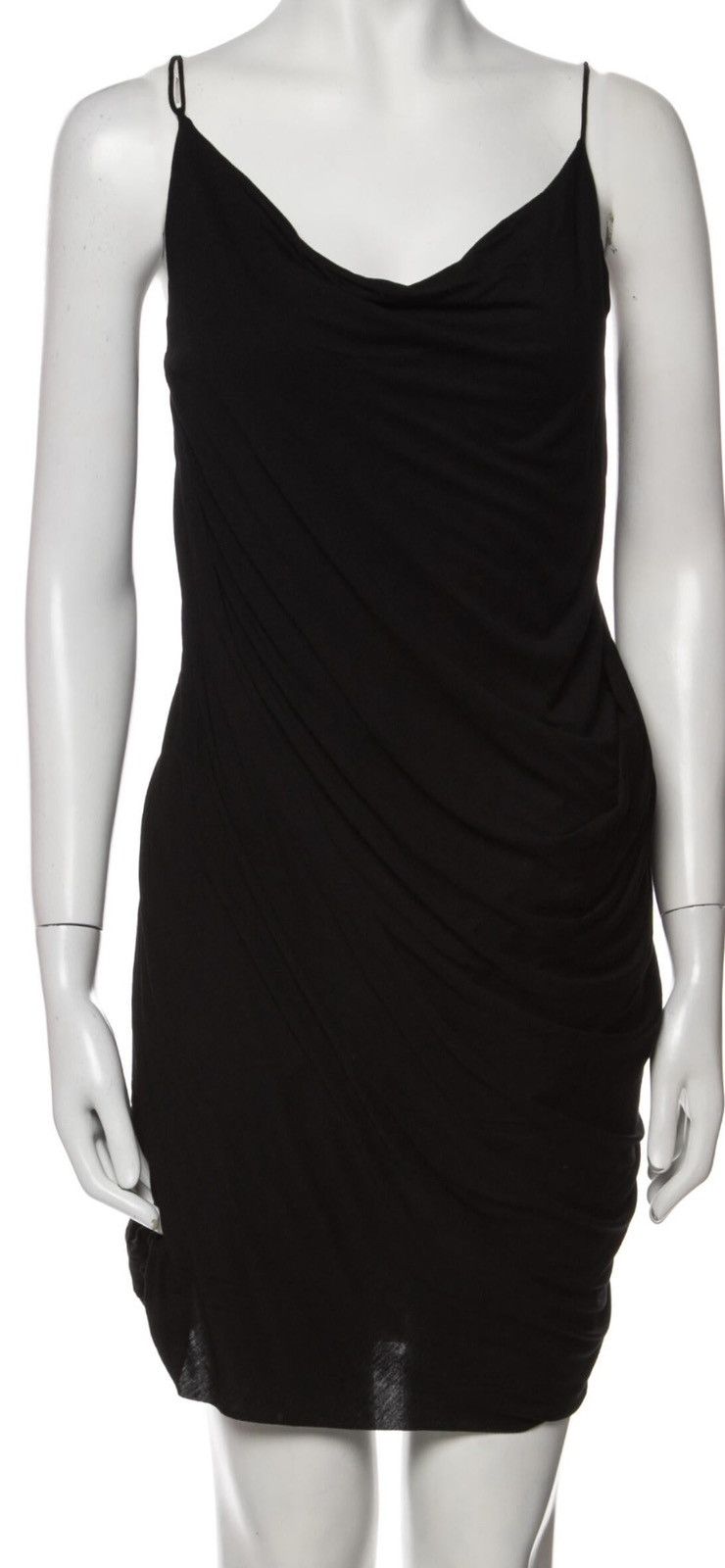 Helmut Lang Helmut Lang Draped Asymmetrical Mini Dress Size XS / US 0-2 / IT 36-38 - 1 Thumbnail