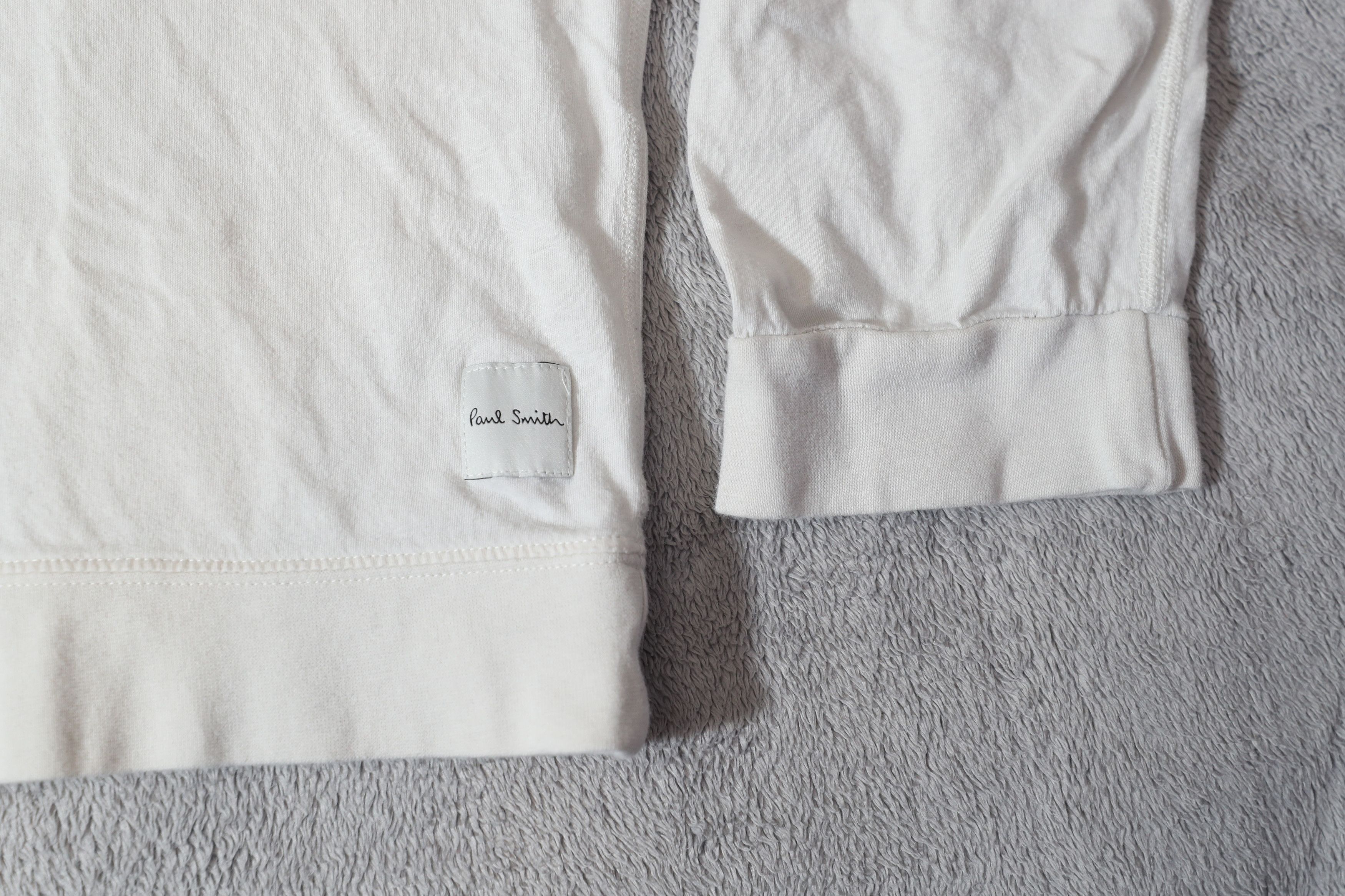 Paul Smith Paul Smith White Blank Long Sleeve (L) Size US L / EU 52-54 / 3 - 5 Thumbnail