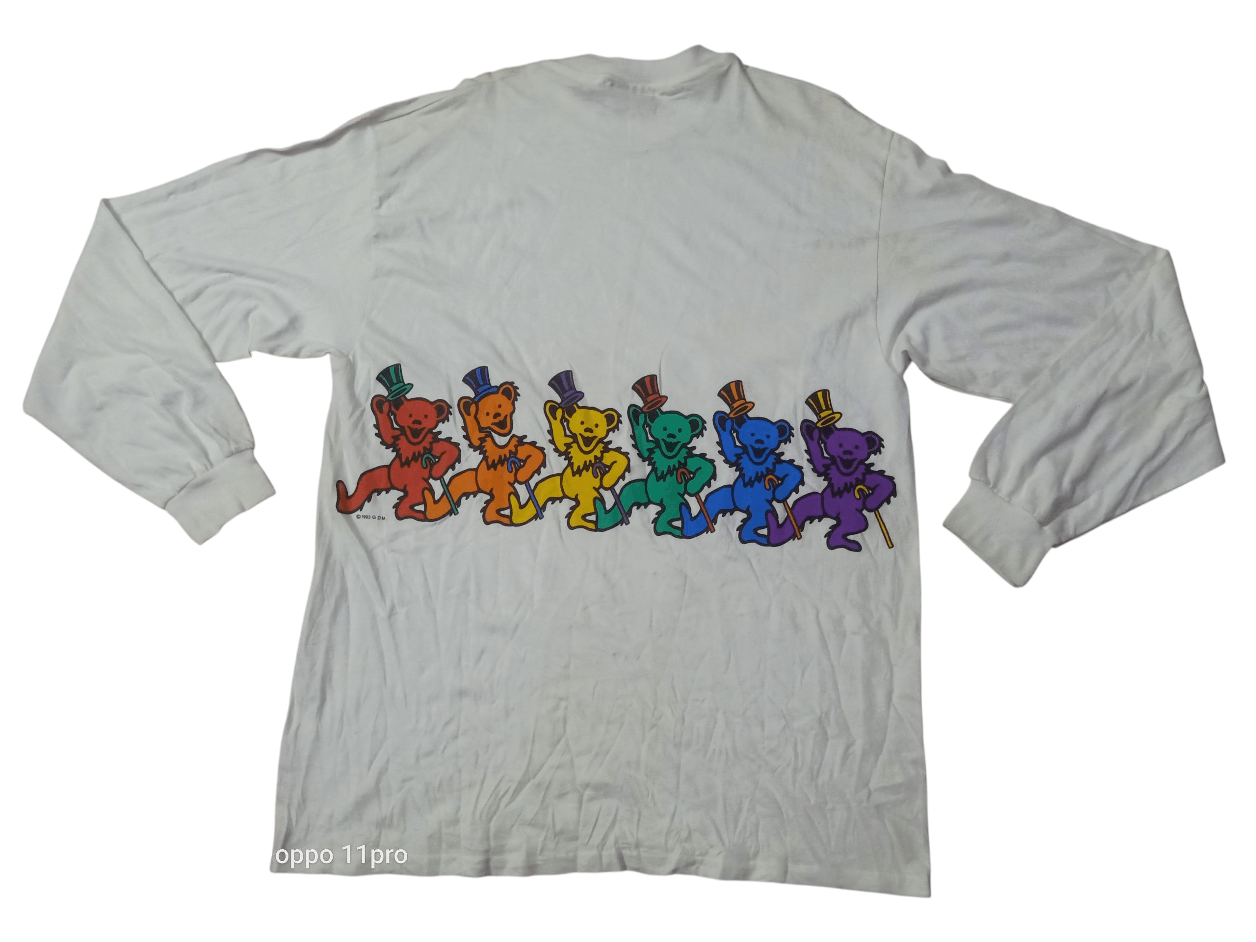 Band Tees 💥Vintage Gratefull Dead 1993 Spell Out Band Longsleeve💥 Size US XL / EU 56 / 4 - 11 Thumbnail