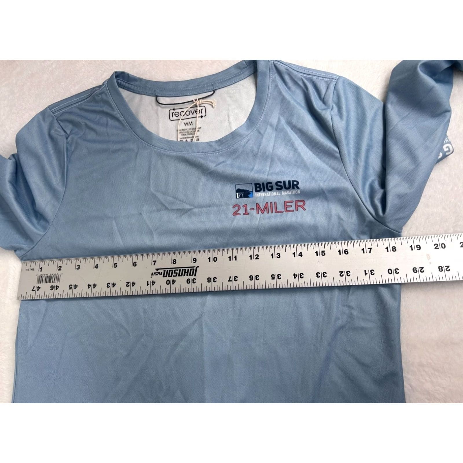 Vintage Recover Big Sur Marathon 21-Miler Womens Medium Long-Sleeve Shirt Crew Neck Blue New Size L / US 10 / IT 46 - 6 Thumbnail