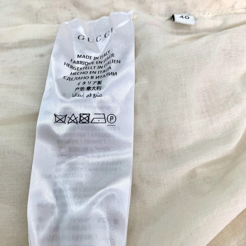 Gucci Gucci Beige logo double G full print cotton casual shorts 2 Size US 40 / EU 56 - 6 Thumbnail