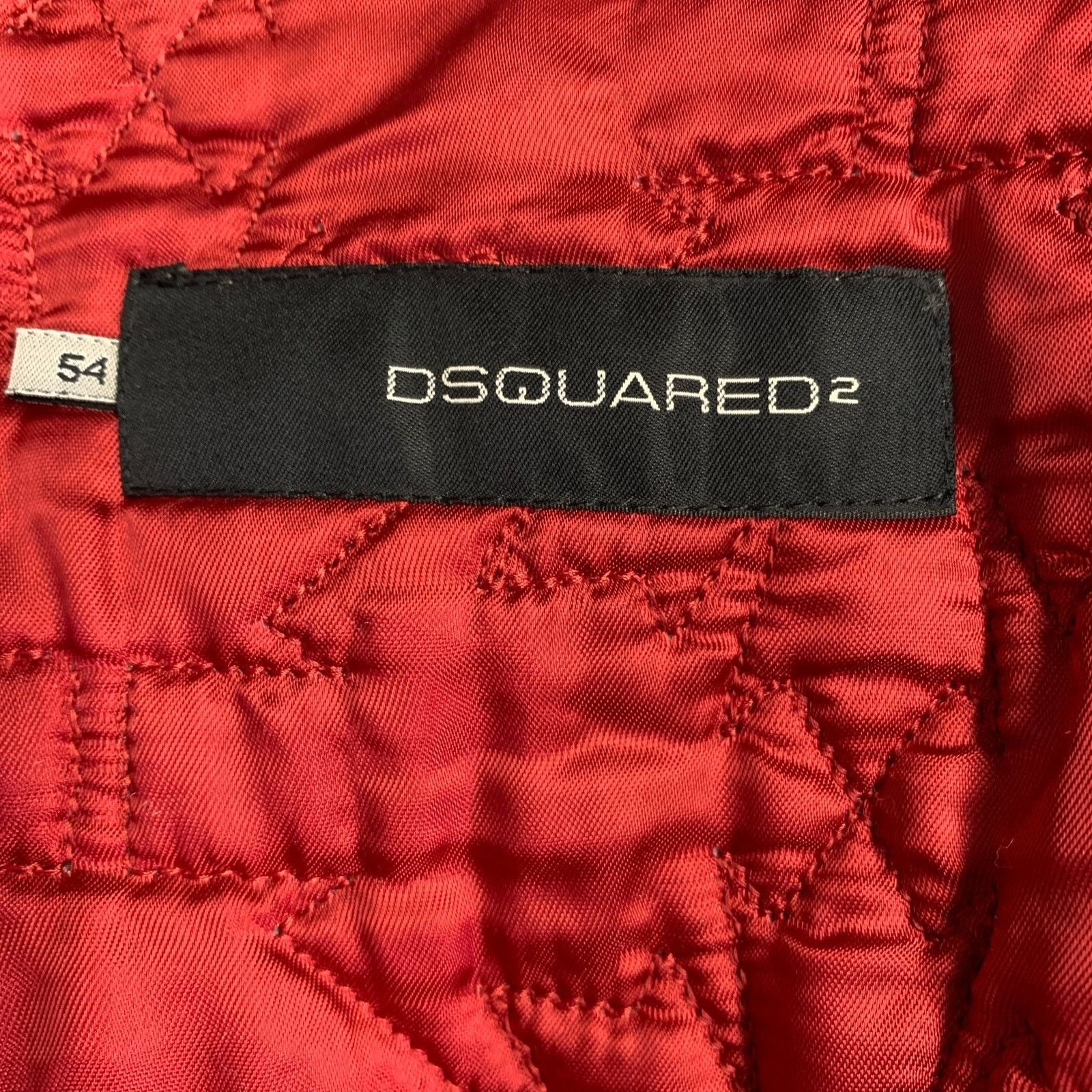Dsquared2 DSQUARED2 Size XL Black Leather Zip Up Motorcycle Jacket Size US XL / EU 56 / 4 - 6 Thumbnail