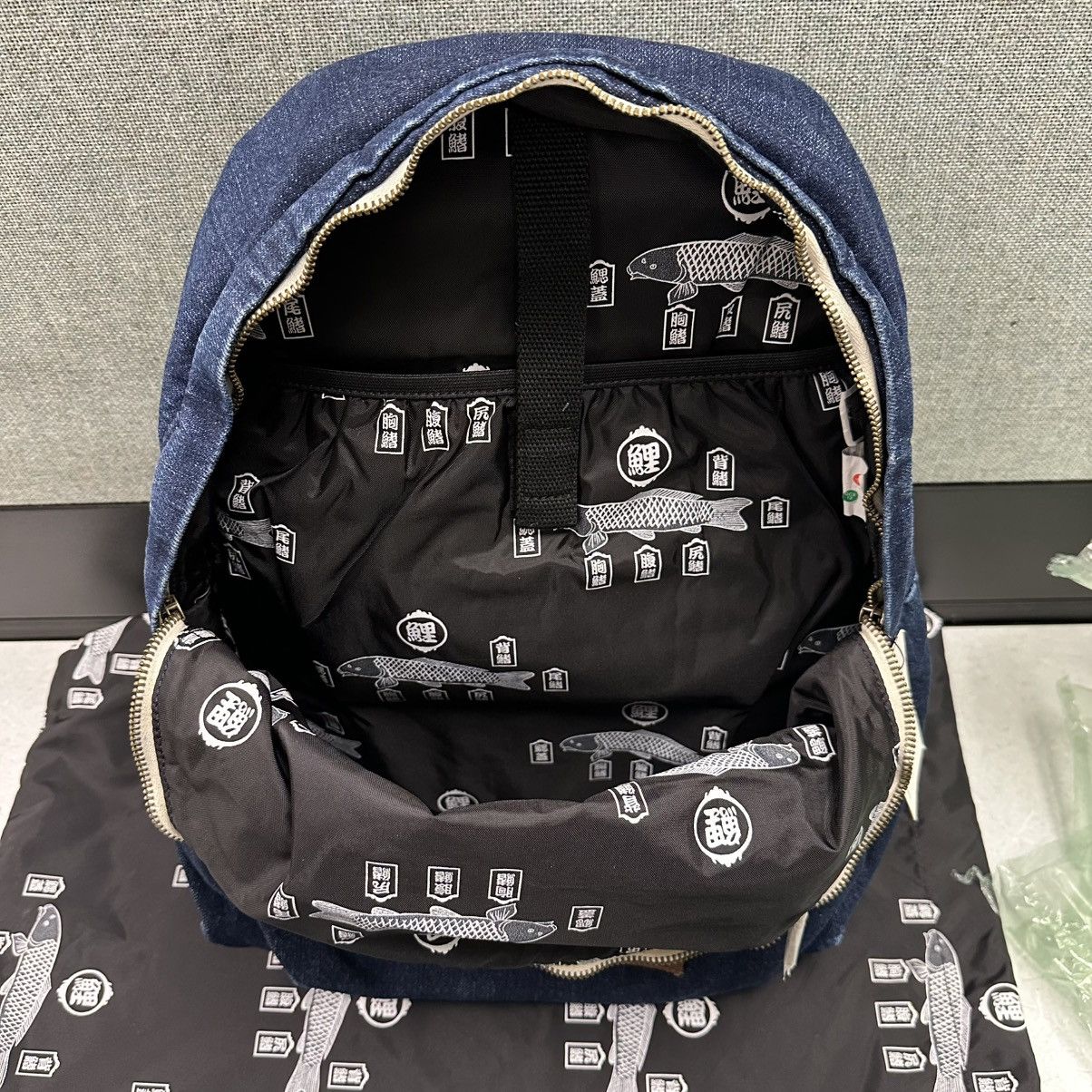 Eastpak Eastpak Padded Pak'r Japanese Kuroki Selvedge Denim Backpack Size ONE SIZE - 6 Thumbnail