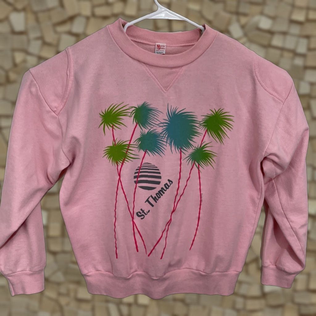Pinko VINTAGE Textile Prints Sweatshirt Women Bob? Size L / US 10 / IT 46 - 1 Thumbnail