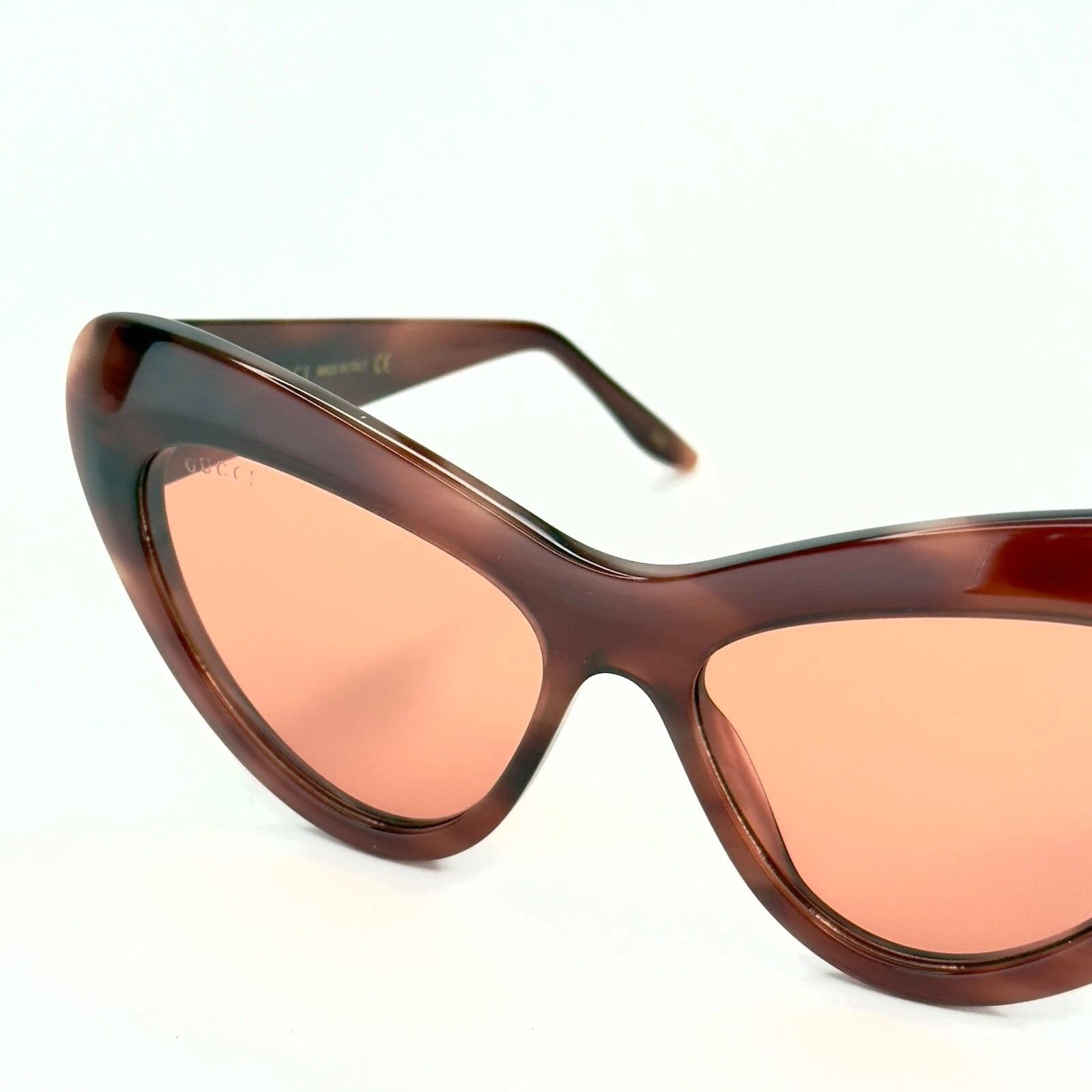 Gucci GUCCI Gg0895s 0895 Havana 004 Fashion Chunky Sunglasses Size ONE SIZE - 5 Thumbnail
