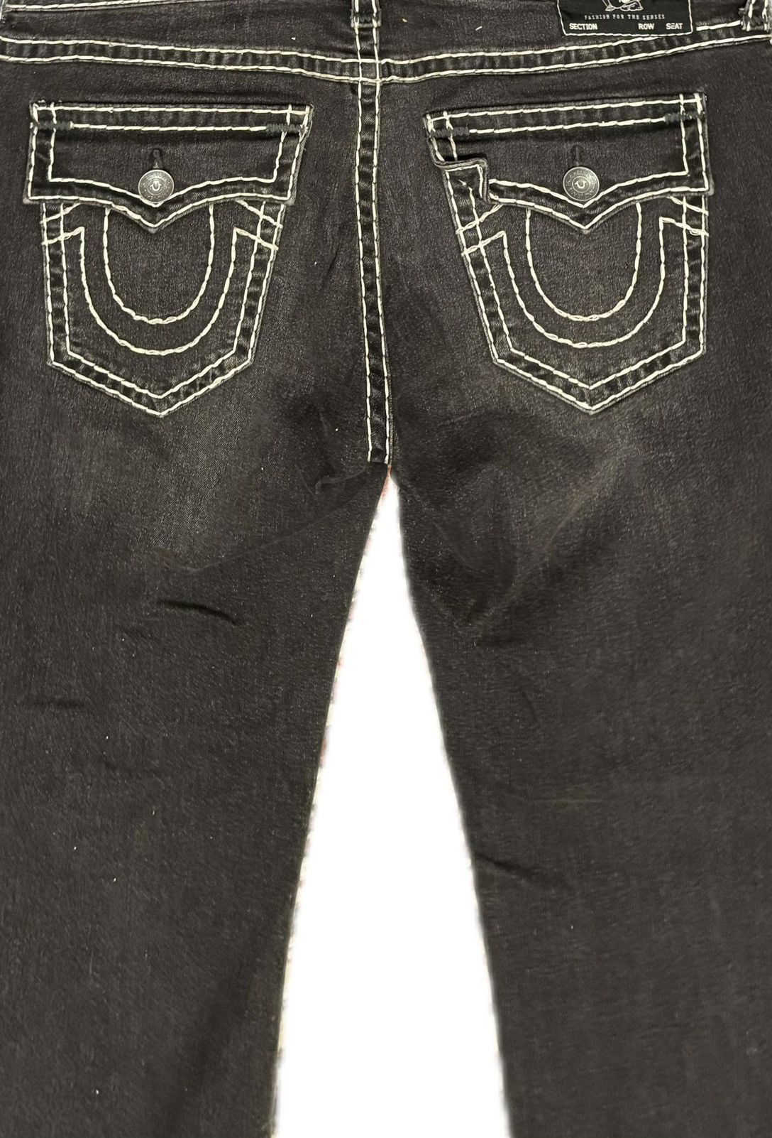 Black fade Super T true religion jeans Ricky