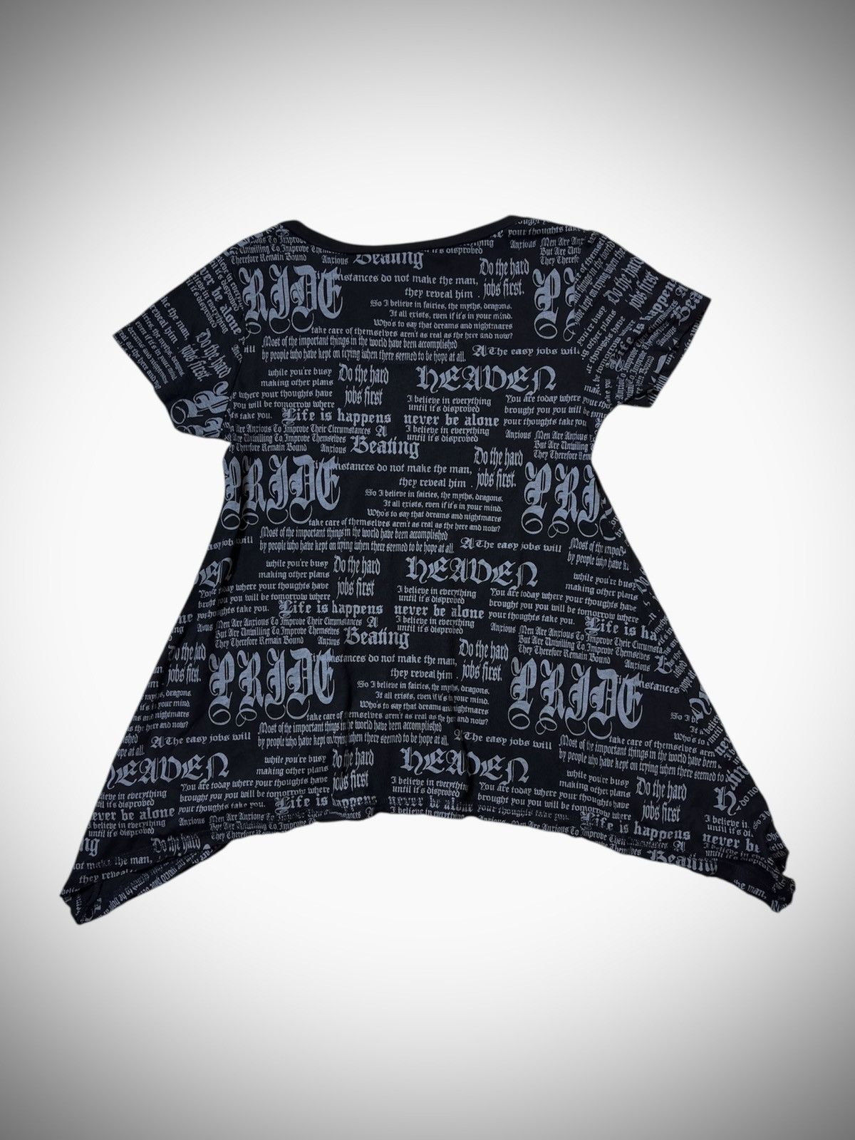 Japanese Brand 2000’s Dig Deep - Japanese Archive’s Poem Punk Style T-Shirt Size M / US 6-8 / IT 42-44 - 4 Thumbnail