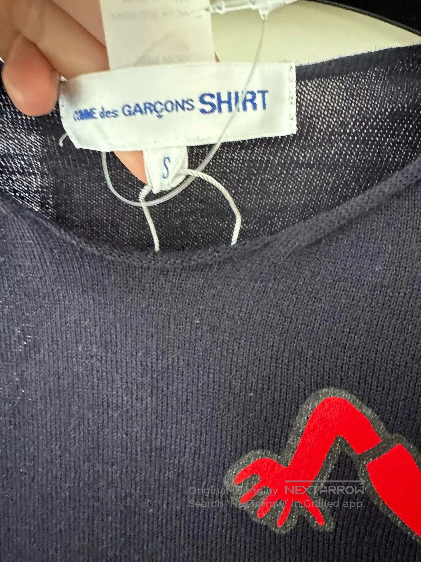 Comme des Garcons SHIRT CDG SHIRT Blue Stripe Sweatshirt. Size US S / EU 44-46 / 1 - 6 Thumbnail