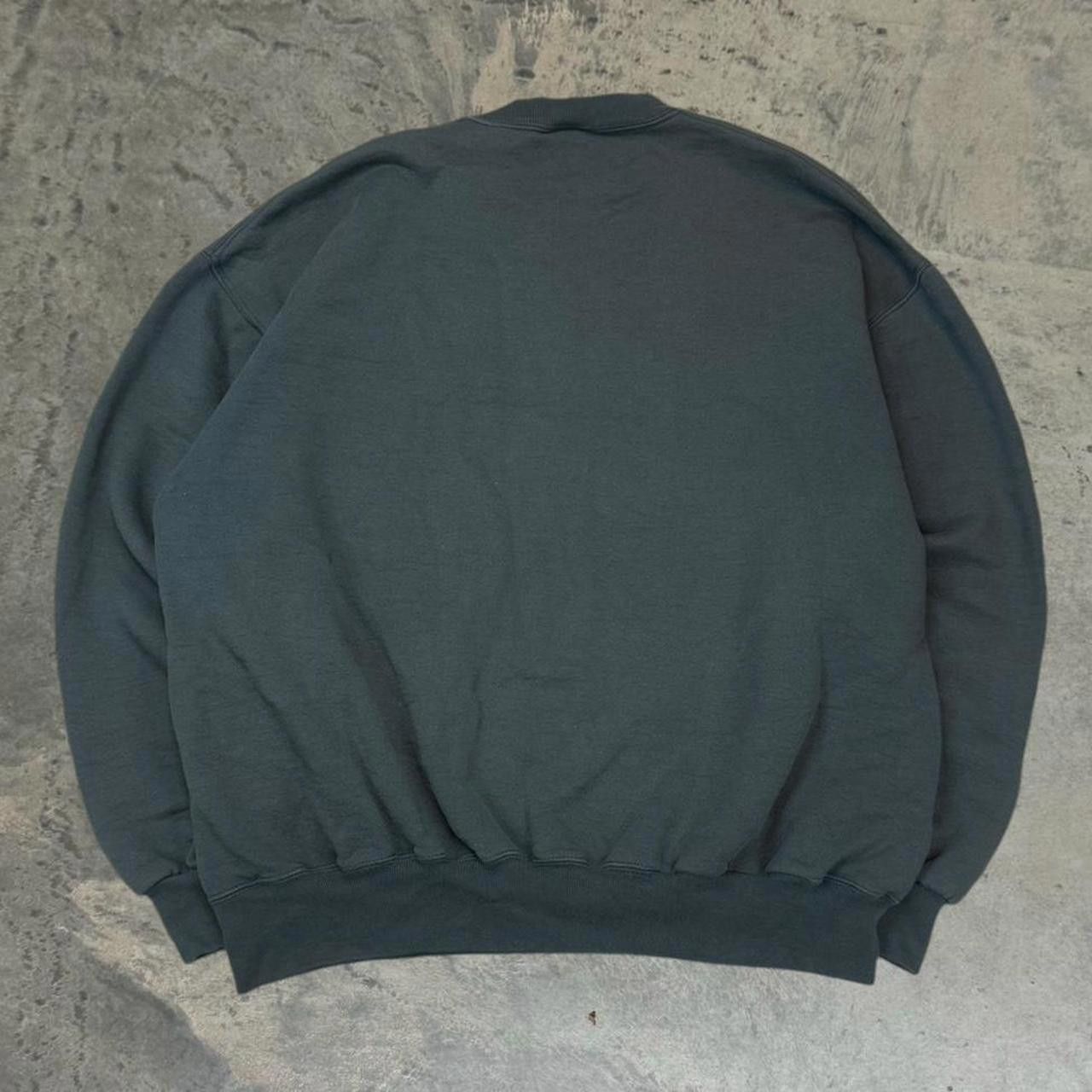 Russell Athletic × Vintage Vintage 90s Russell Athletic Faded Forest Green Crewneck Size US XL / EU 56 / 4 - 4 Thumbnail