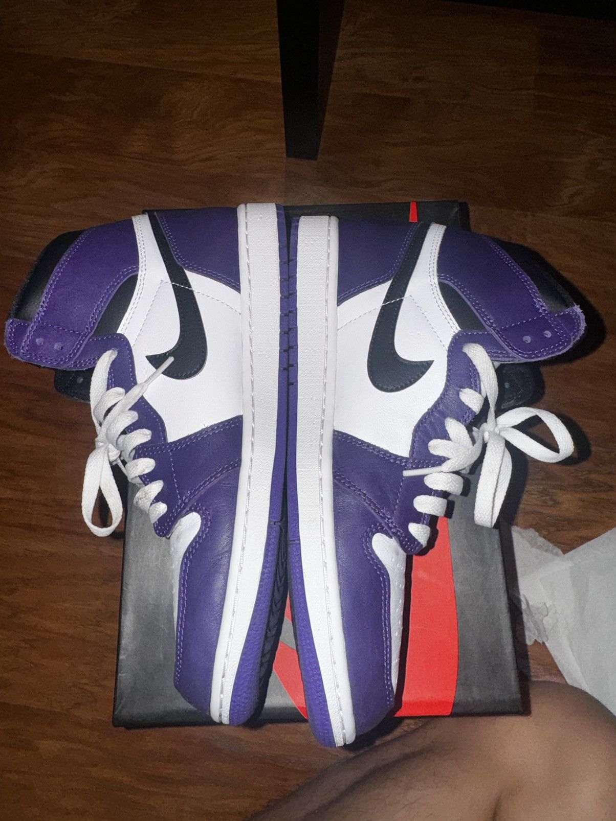 Jordan Brand Jordan 1 Court Purple Size US 10.5 / EU 43-44 - 4 Thumbnail