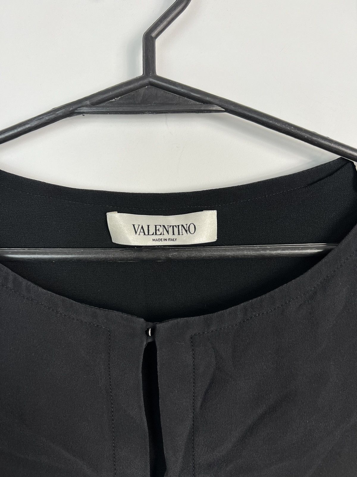Valentino Blouses Valentino Made In Italy Black Size M / US 6-8 / IT 42-44 - 2 Thumbnail
