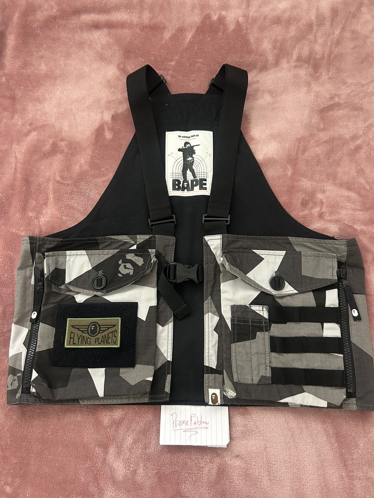 Bape Splinter Camo Military Vest Grailed